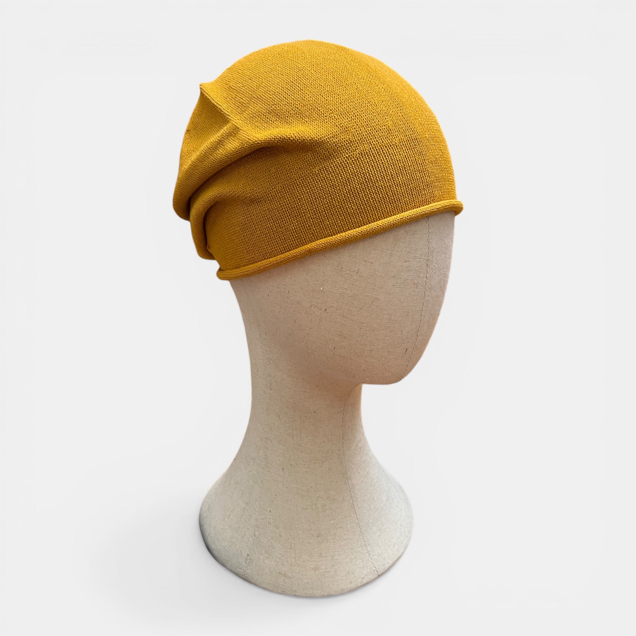 Basco Donna Roll Up Beret Kopka In Puro Cotone - Cappelleria Bacca