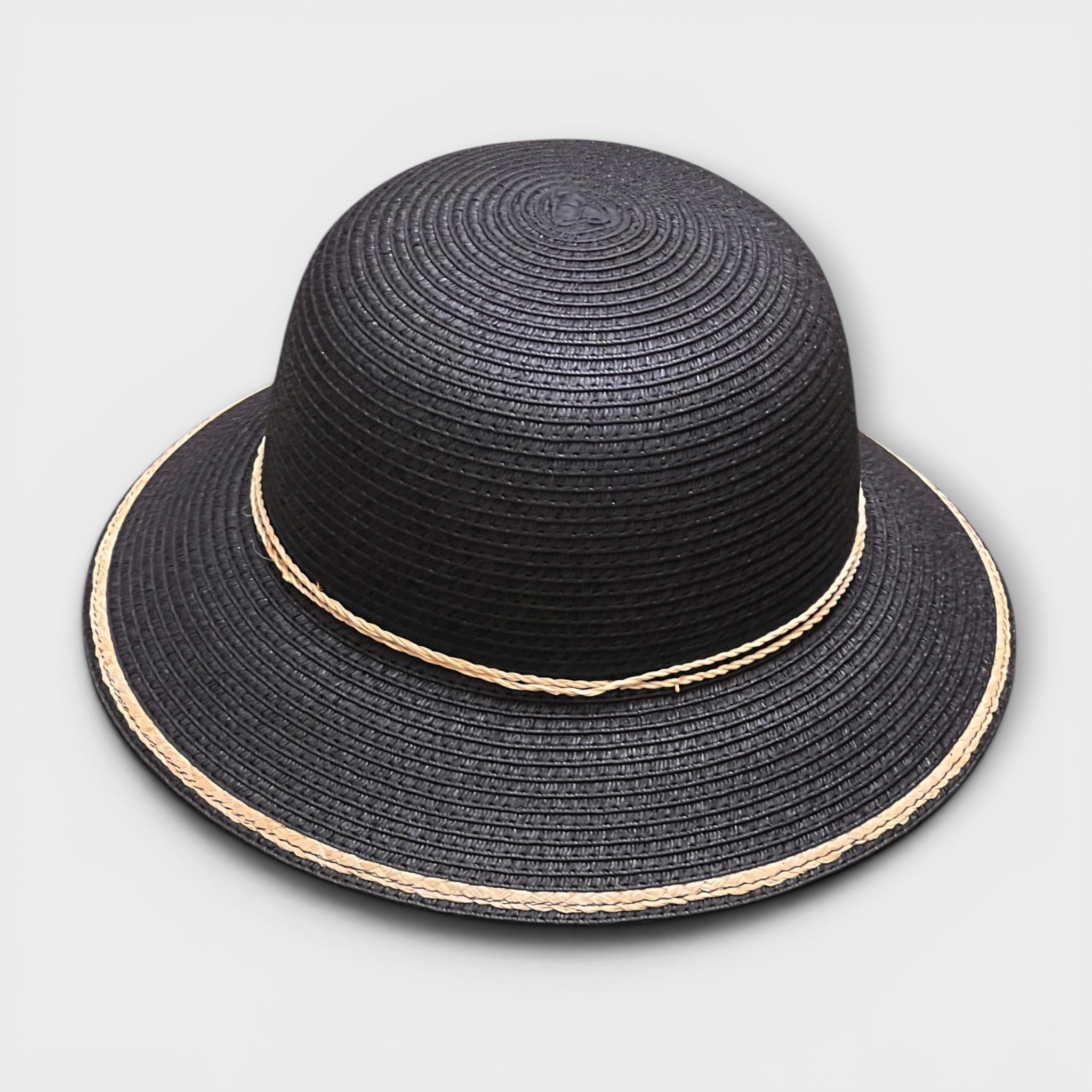 Cappello Cloche Da Donna Estivo in Paglia Naturale Papier