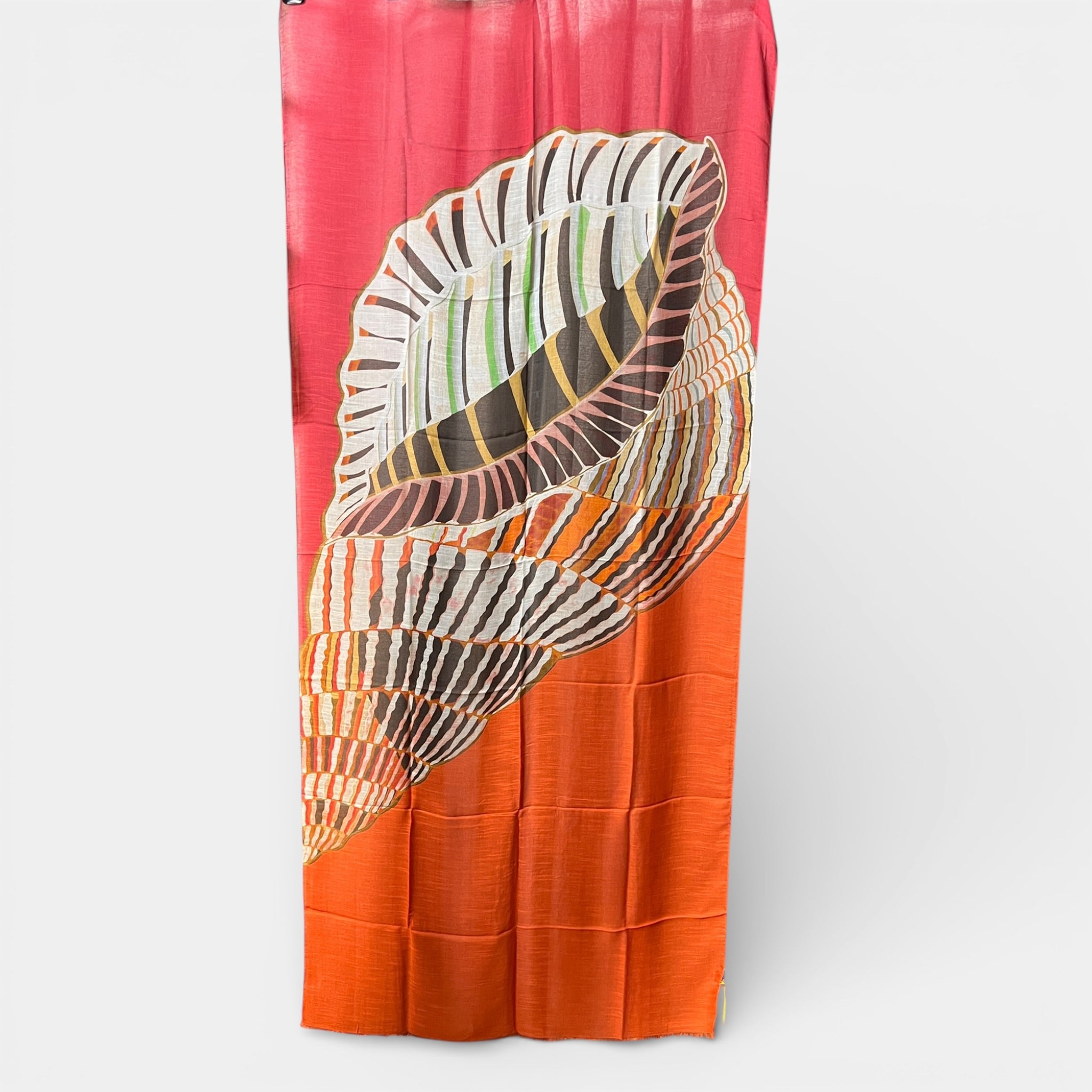 Sciarpa Estiva Unisex  90x200 cm Fantasia Conchiglia - Cappelleria Bacca