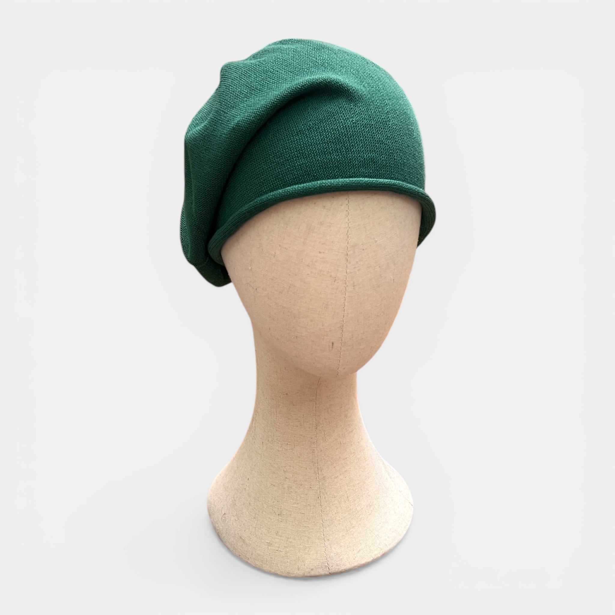 Basco Donna Roll Up Beret Kopka In Puro Cotone - Cappelleria Bacca