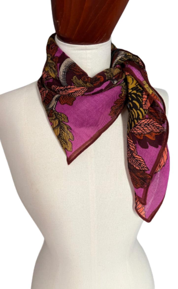 Foulard In Tessuto Di Lana Inoui Edition 70 x 70 cm