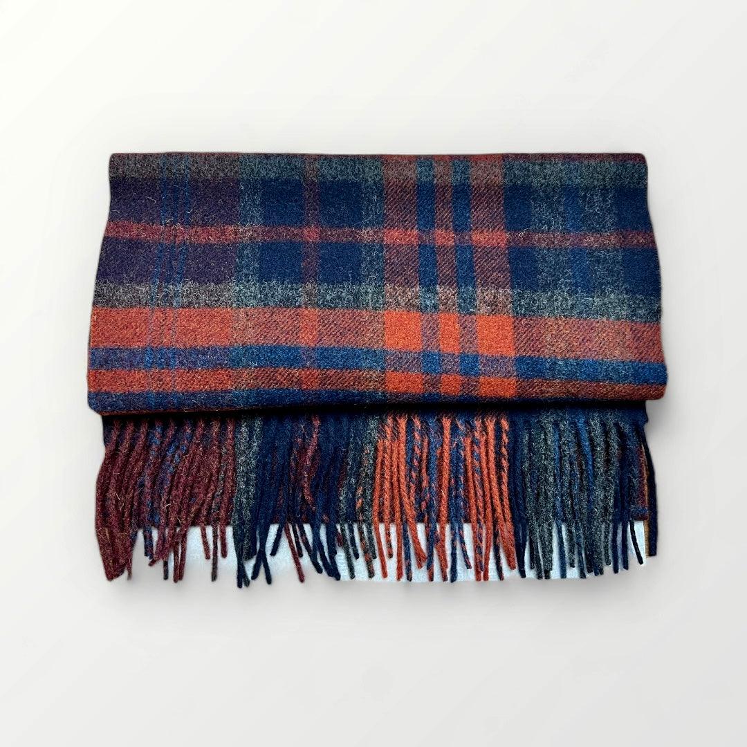 Sciarpa In Panno di Pura Lana Tartan Scozzese - Cappelleria Bacca