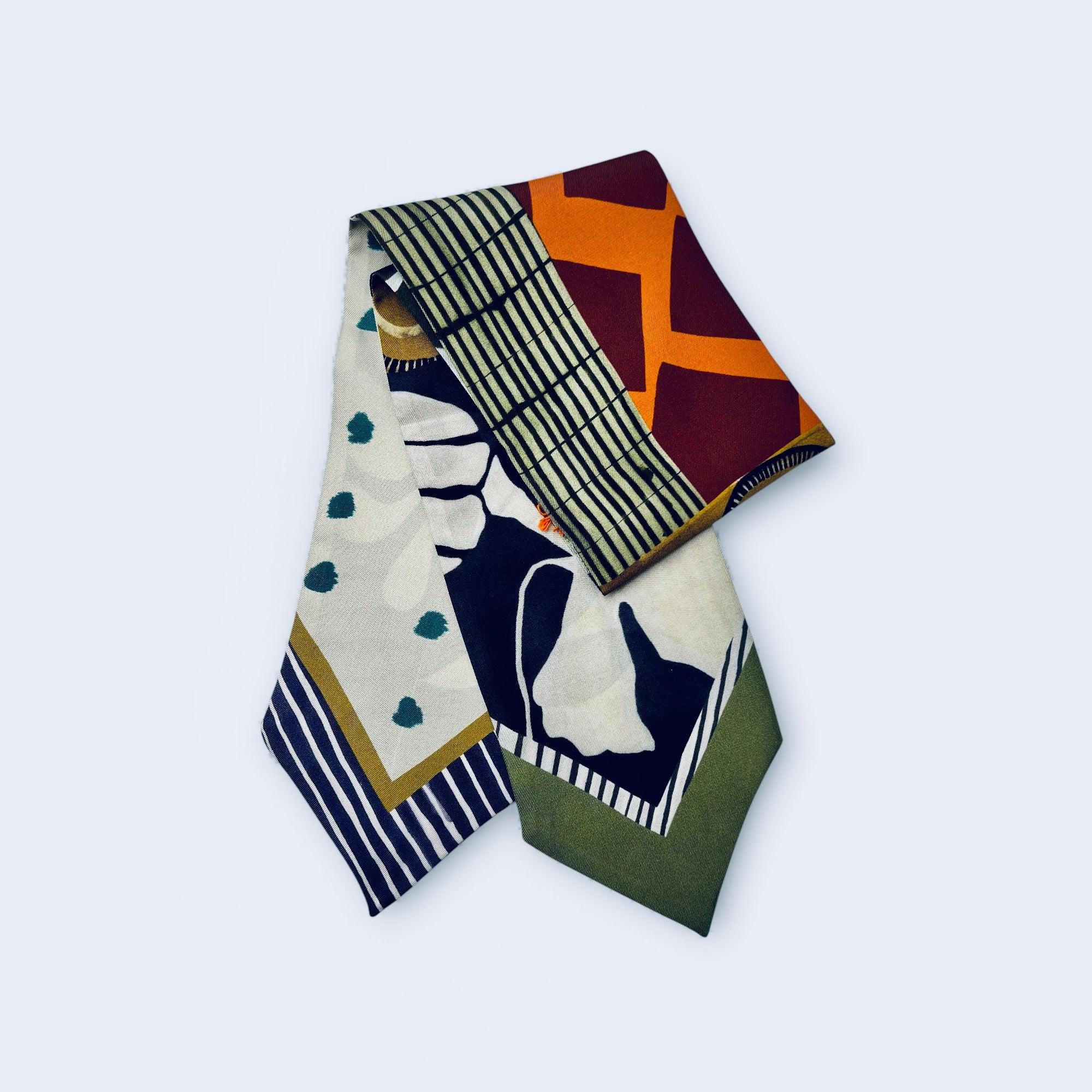 Foulard Strangolino in twill di pura seta - Cappelleria Bacca