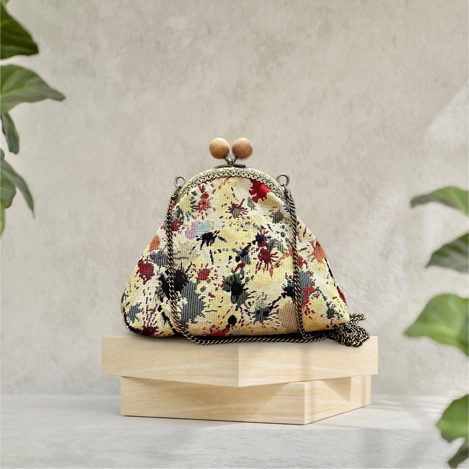 Borsa Piccola Clic Clac In Tessuto - Cappelleria Bacca