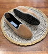 Friulane Originali In Velluto Beige Scuro – Calzature Eleganti E Confortevoli - Cappelleria Bacca