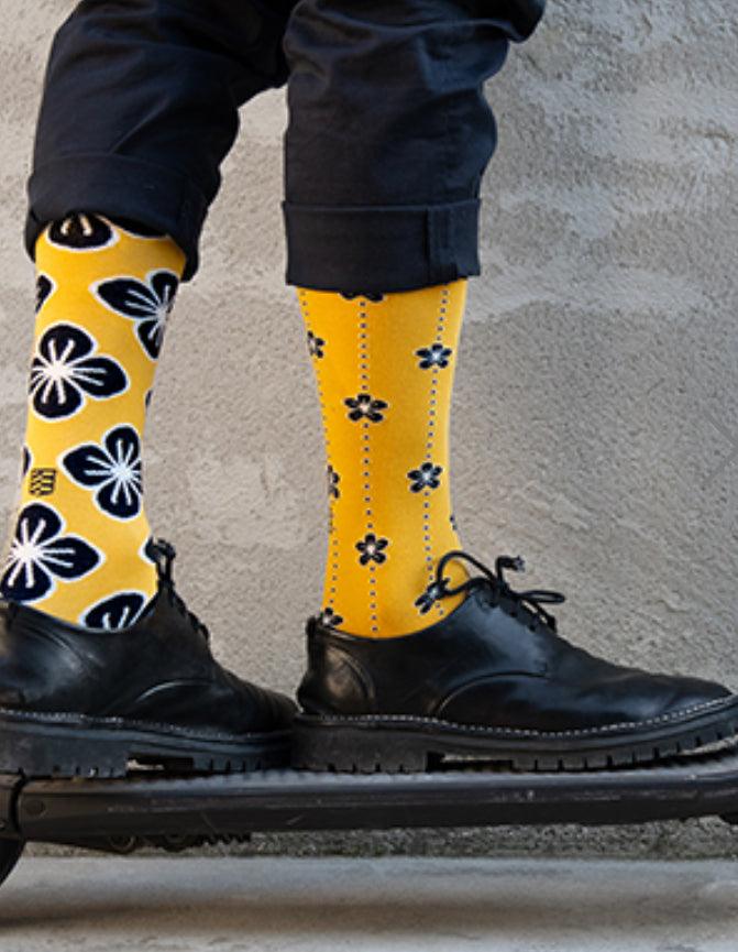 Calzini alti Diversi Oybo’ Untuned Socks  Yellow Flo