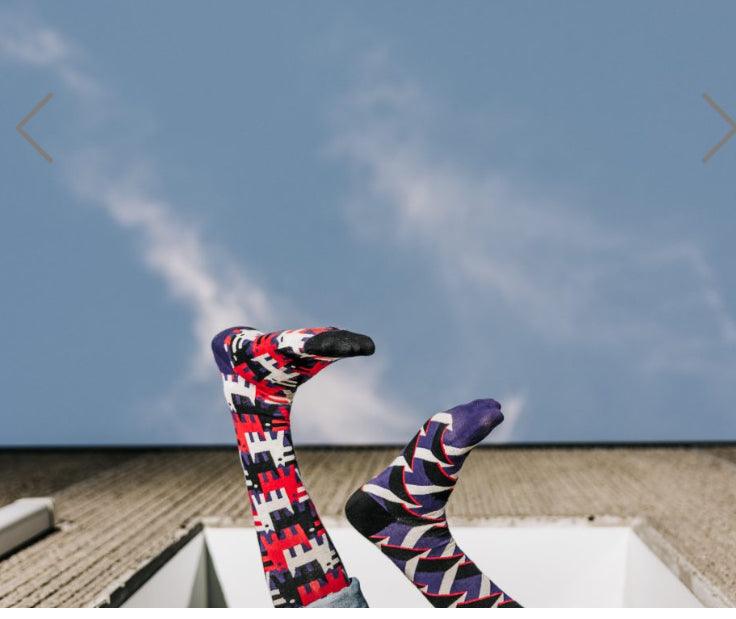 Calzini alti Diversi Oybo’ Untuned Socks Dog Violet - Cappelleria Bacca
