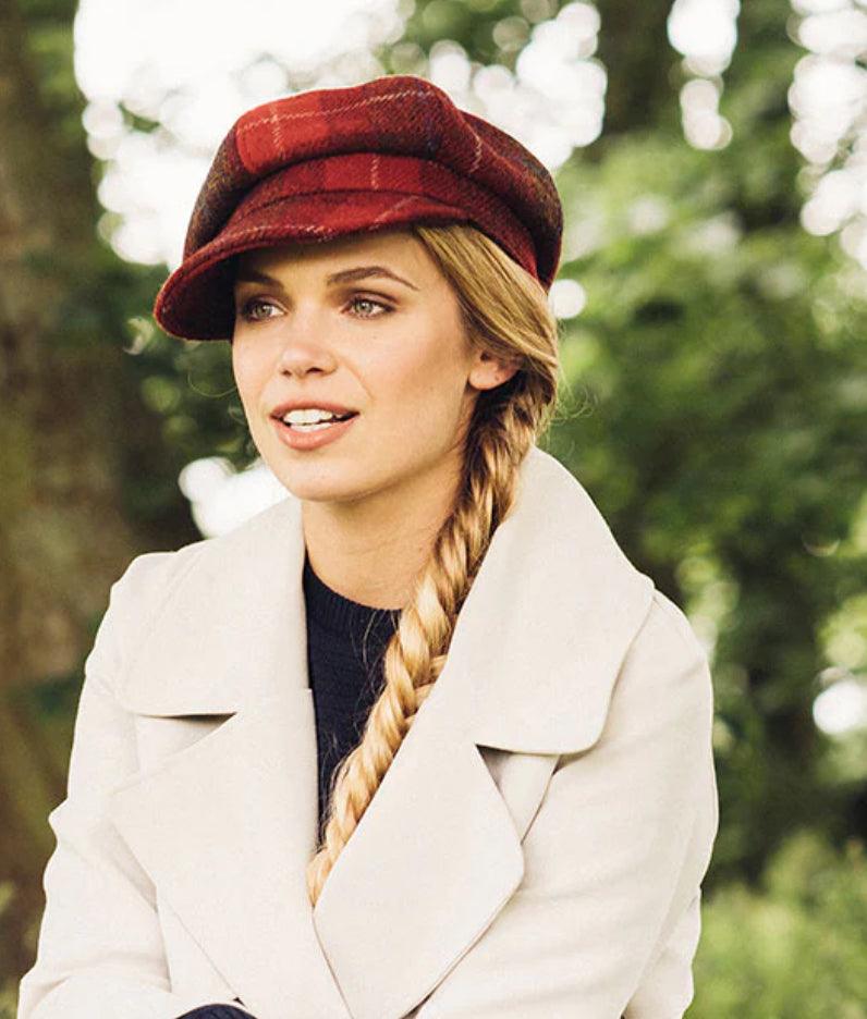 cappello bakerboy unisex in Harris Tweed Failsworth - Cappelleria Bacca