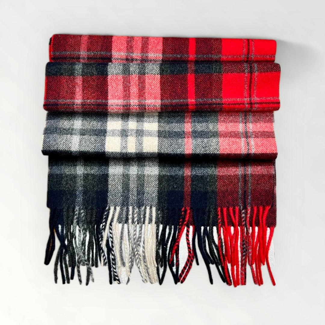 Sciarpa In Panno di Pura Lana Tartan Scozzese - Cappelleria Bacca
