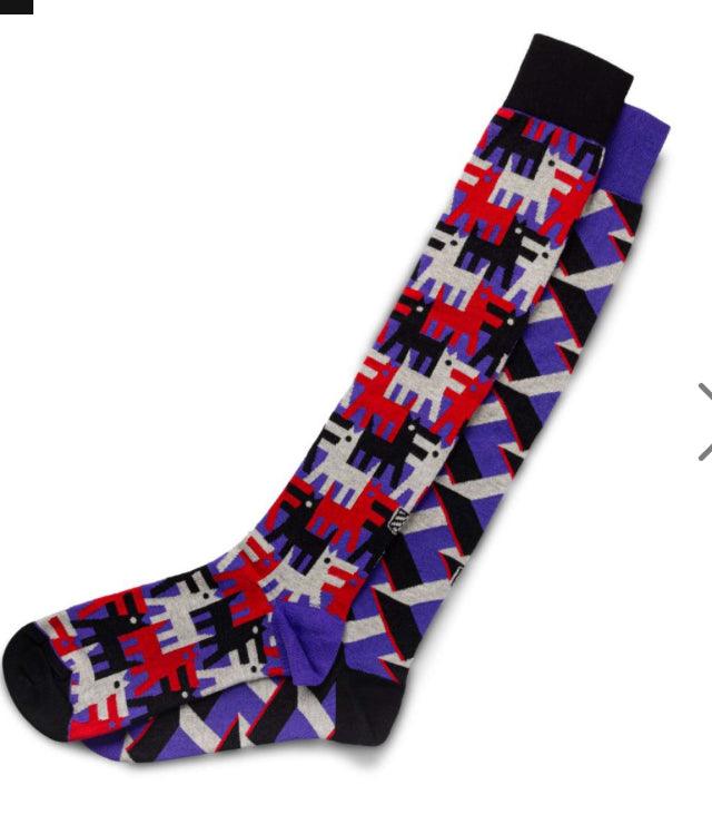 Calzini alti Diversi Oybo’ Untuned Socks Dog Violet - Cappelleria Bacca
