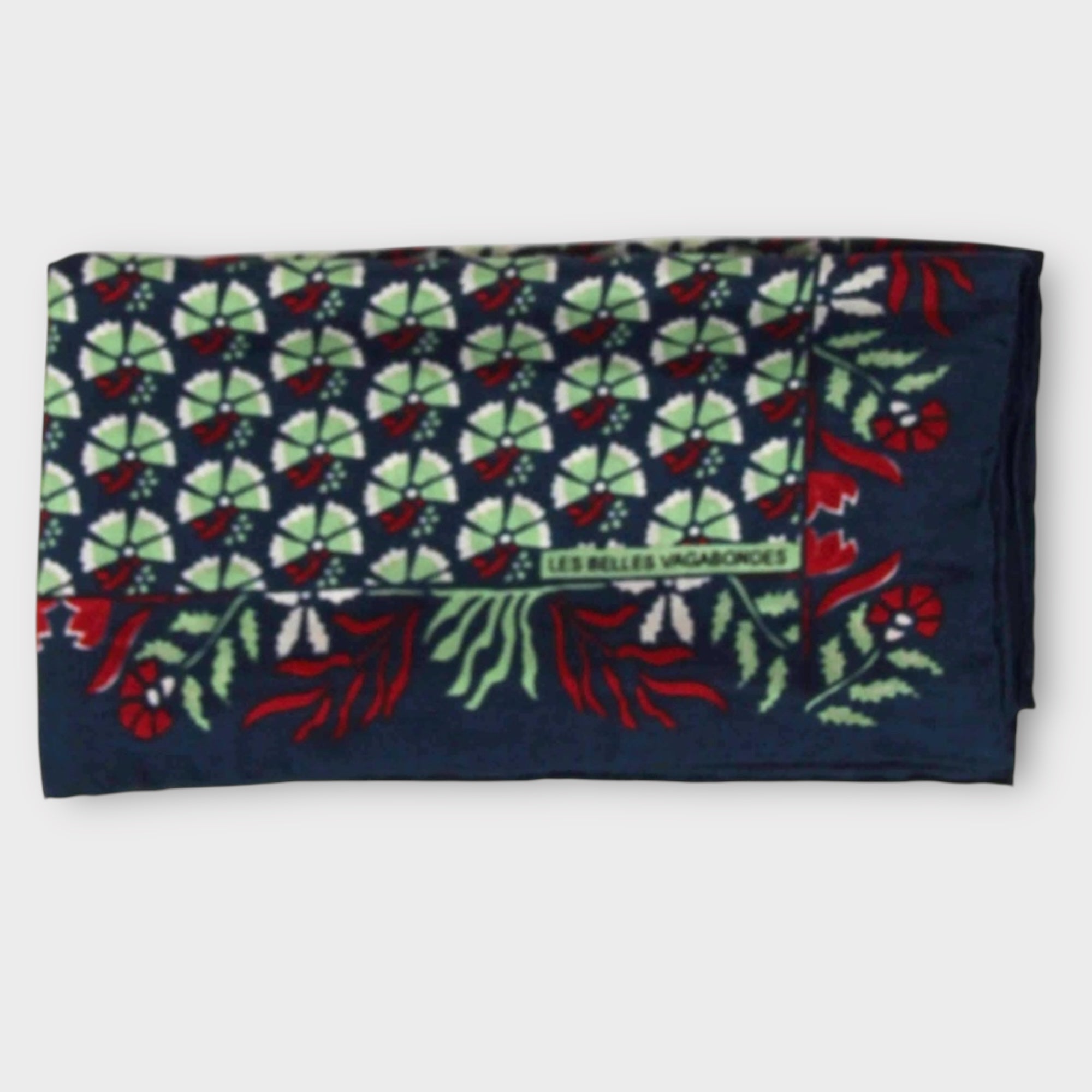 Foulard In Pura Seta 50 x 50 cm Natasha In Scatola Vintage - Cappelleria Bacca