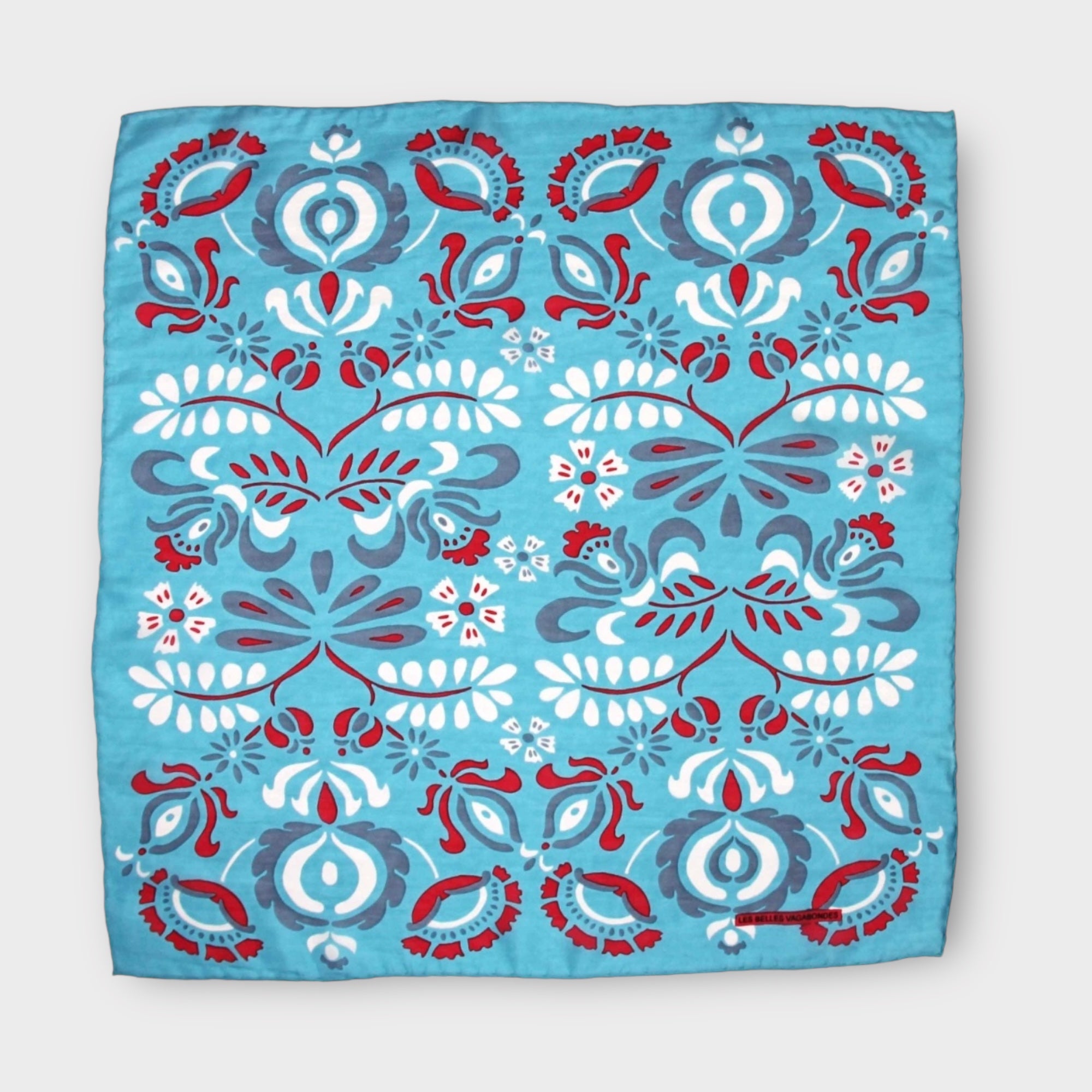 Foulard In Pura Seta 50 x 50 cm Yulia In Scatola Vintage - Cappelleria Bacca
