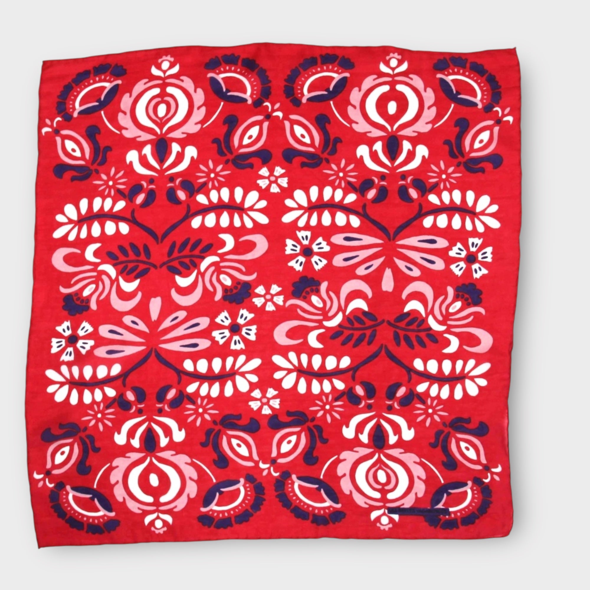 Foulard In Pura Seta 50 x 50 cm Yulia In Scatola Vintage - Cappelleria Bacca