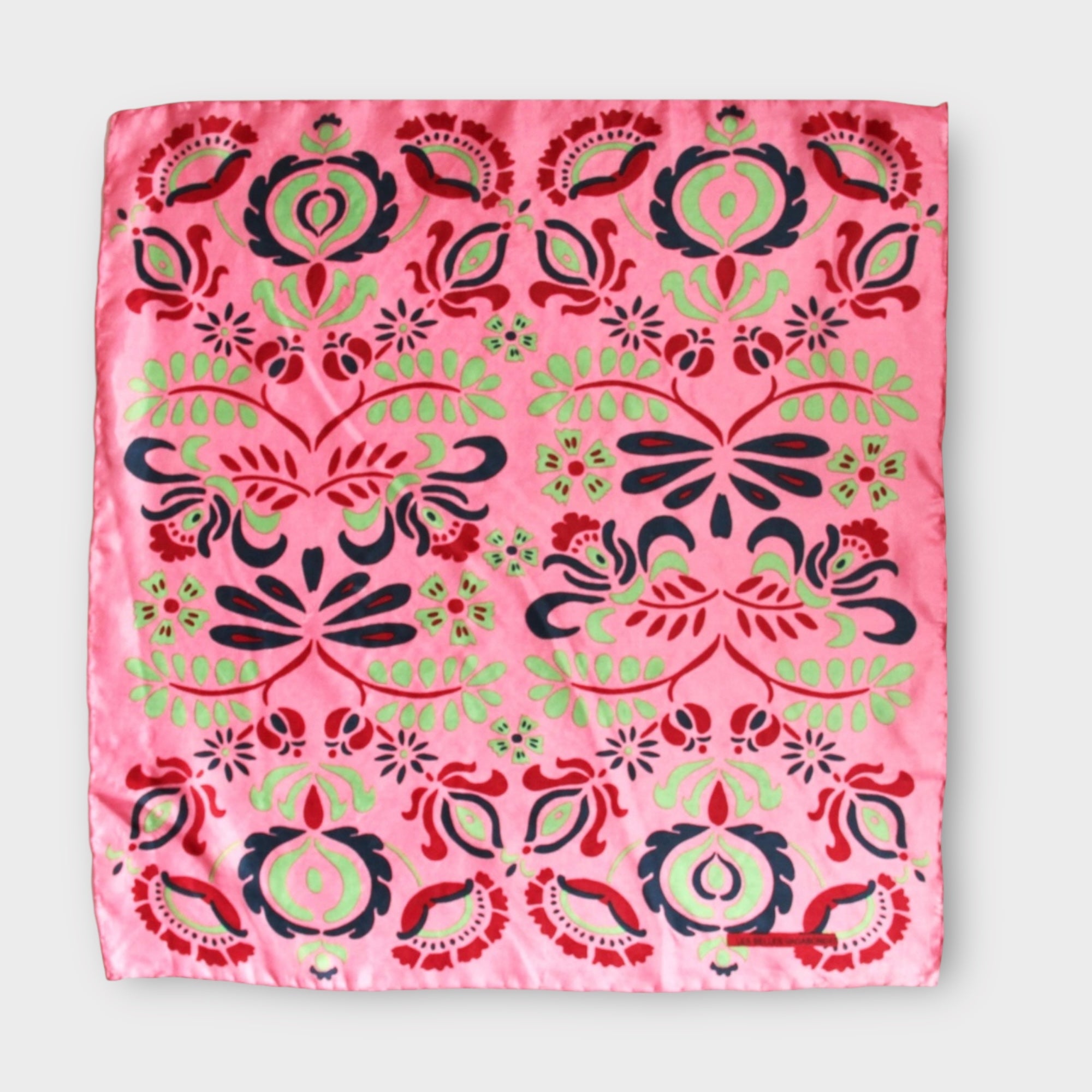 Foulard In Pura Seta 50 x 50 cm Yulia In Scatola Vintage - Cappelleria Bacca