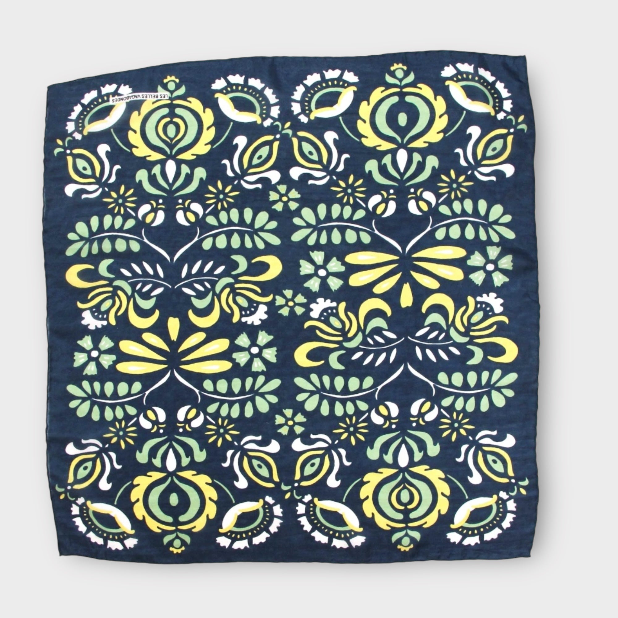 Foulard In Pura Seta 50 x 50 cm Yulia In Scatola Vintage - Cappelleria Bacca