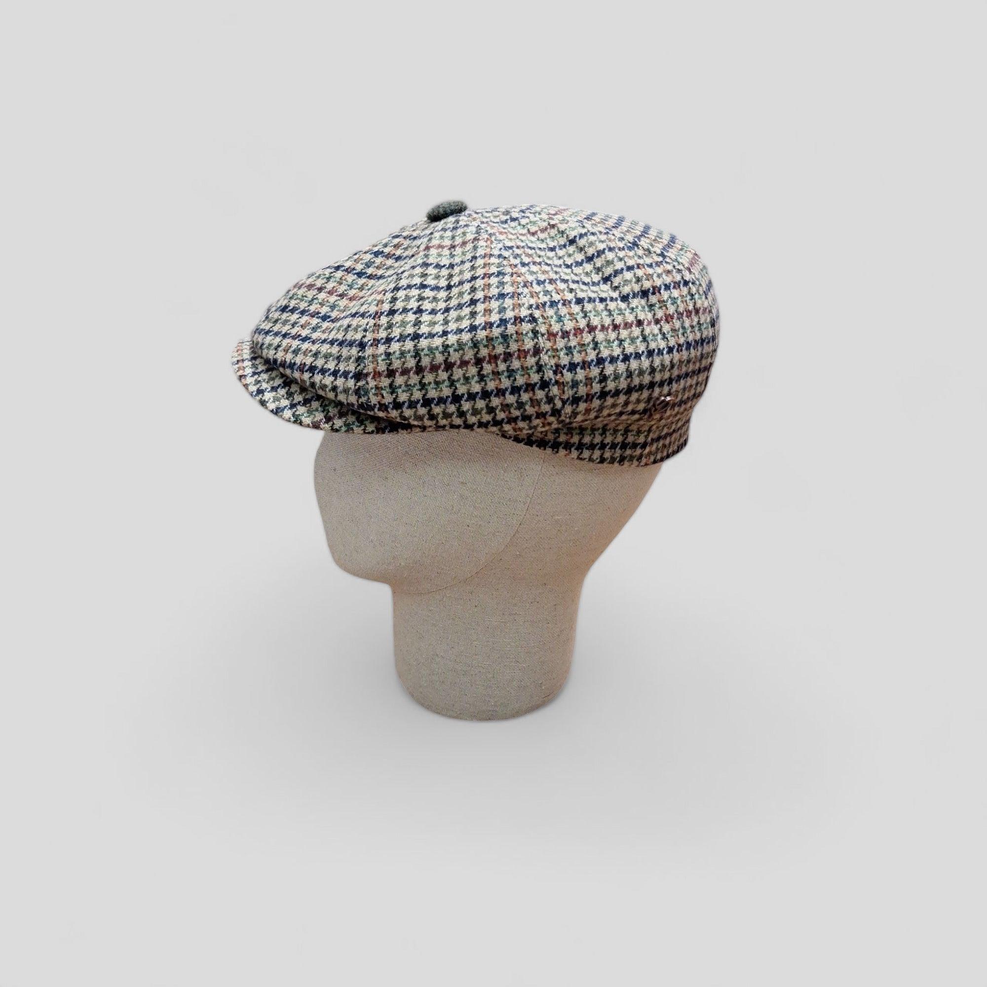 Coppola invernale Irlandese 8 spicchi Beige - Cappelleria Bacca