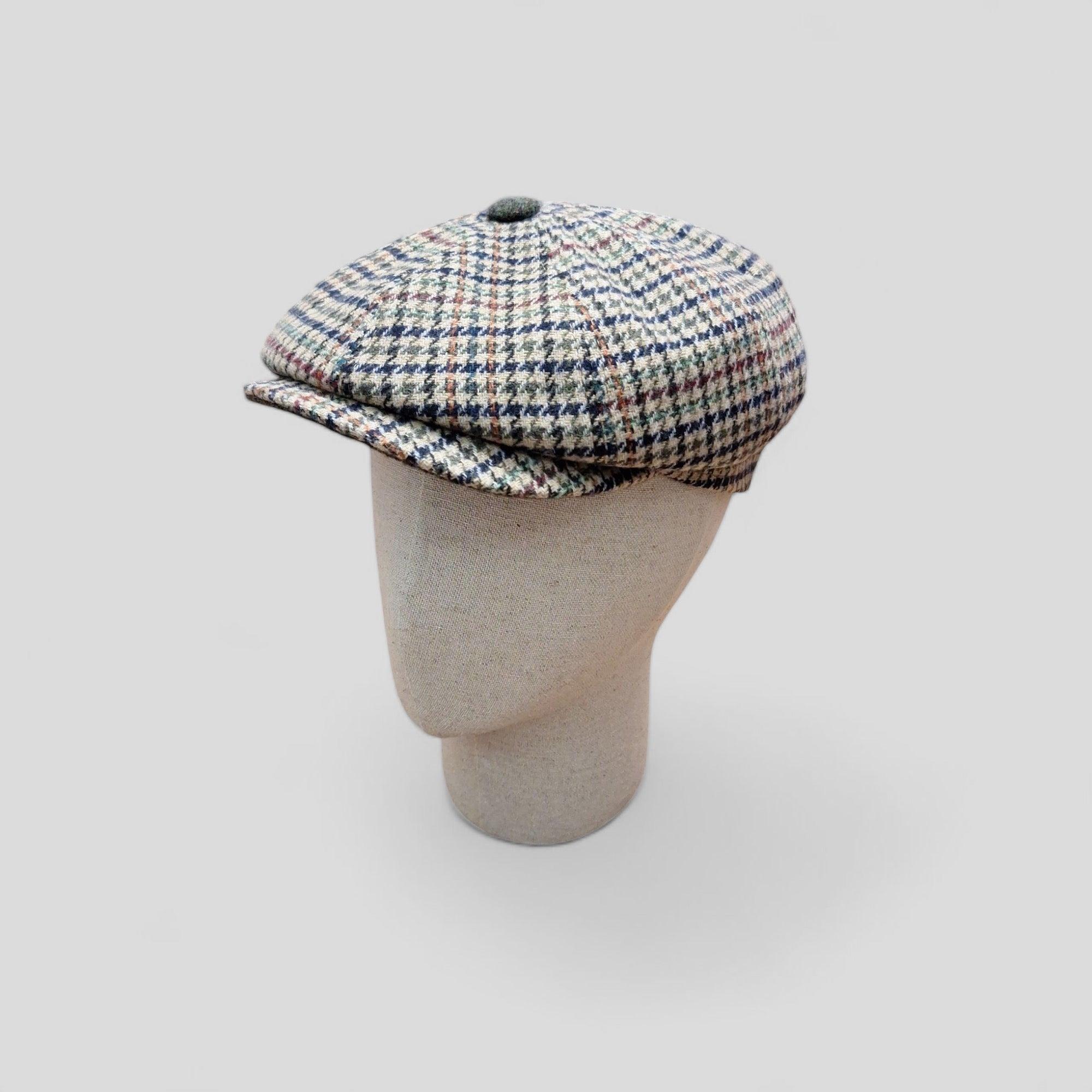 Coppola invernale Irlandese 8 spicchi Beige - Cappelleria Bacca