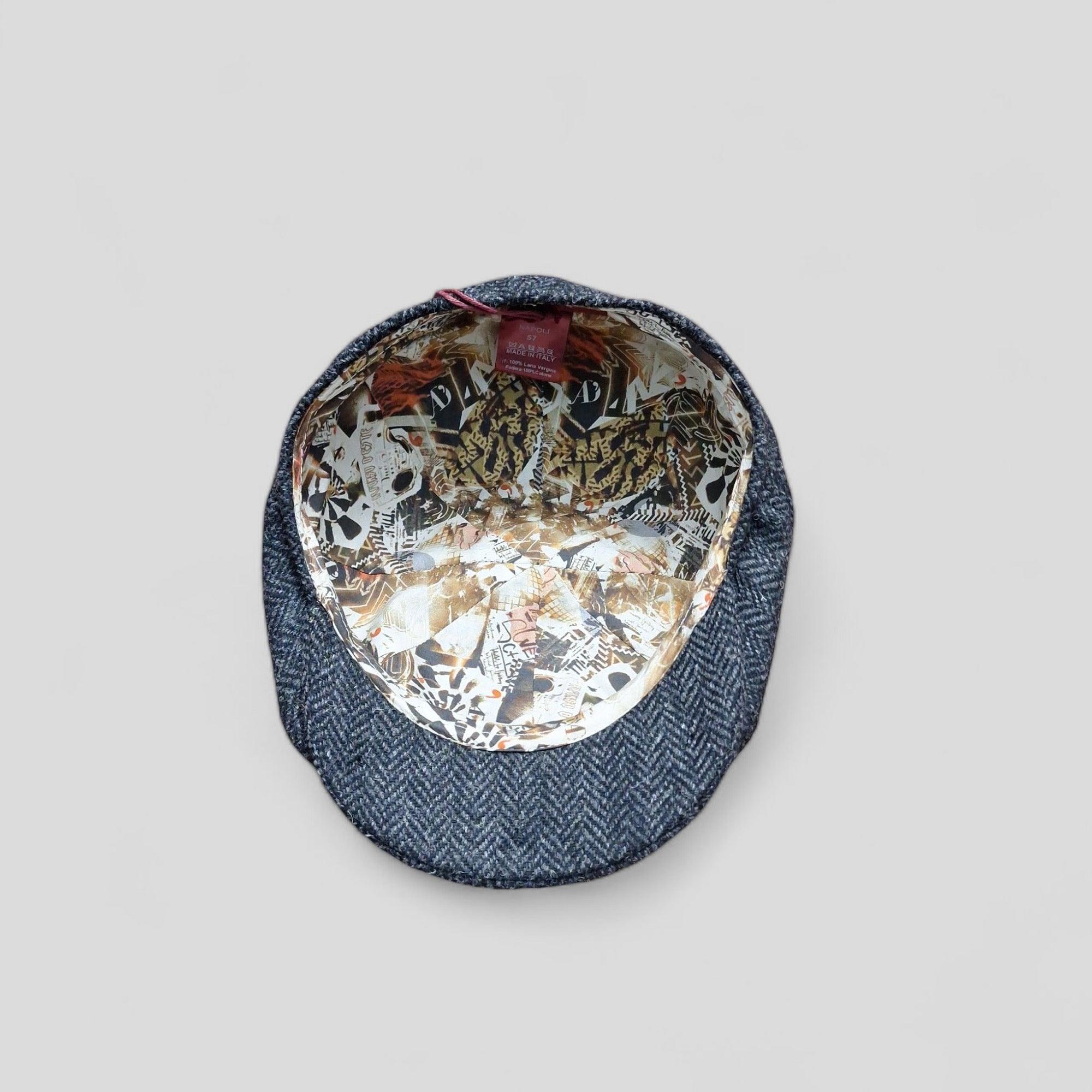 Coppola Irlandese 8 spicchi Grigio Alfonso D'Este - Cappelleria Bacca