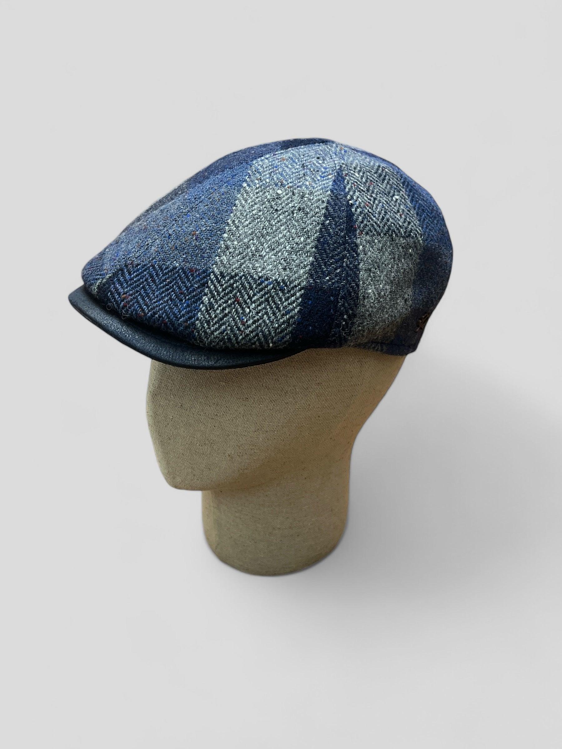 Coppola invernale scozzese blu 6 spicchi - Cappelleria Bacca