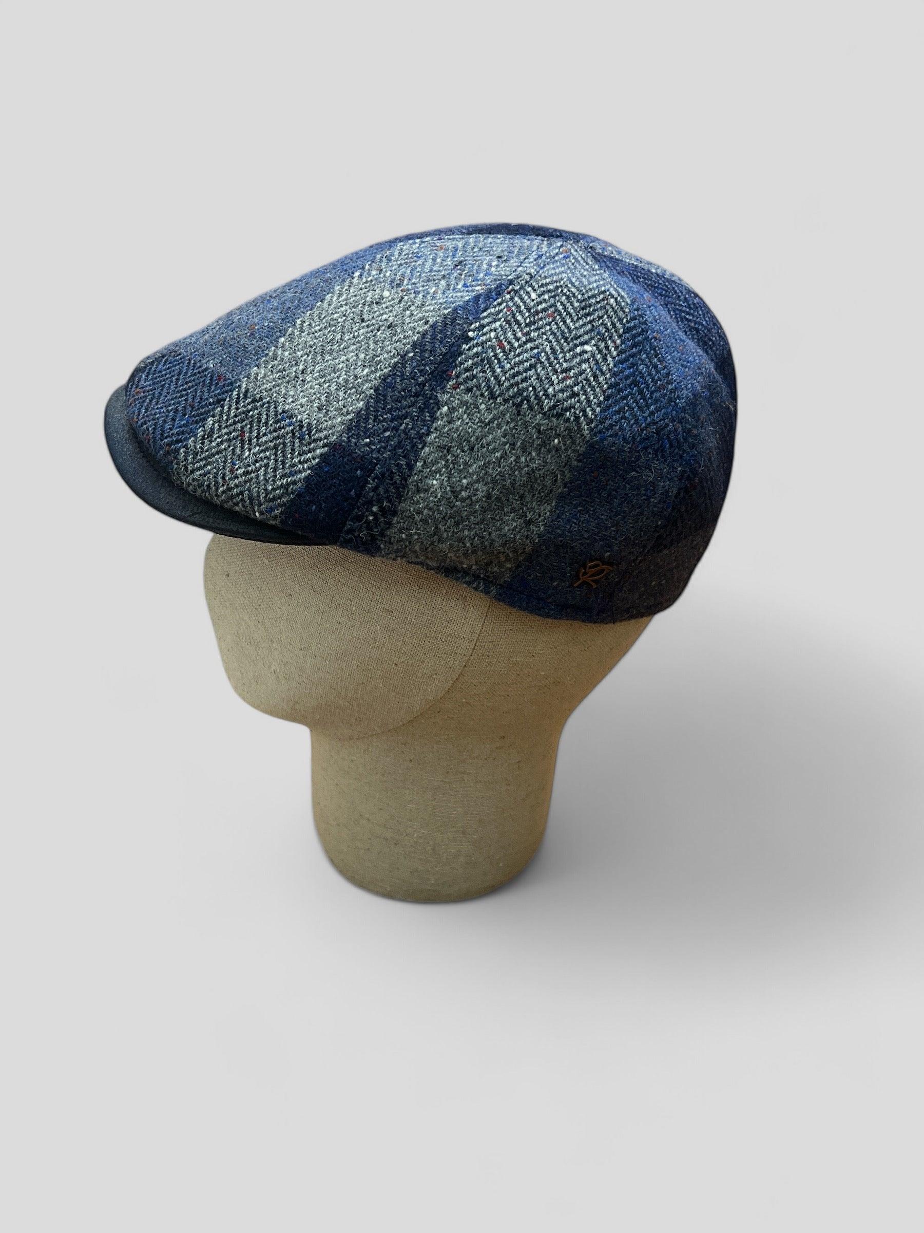 Coppola invernale scozzese blu 6 spicchi - Cappelleria Bacca