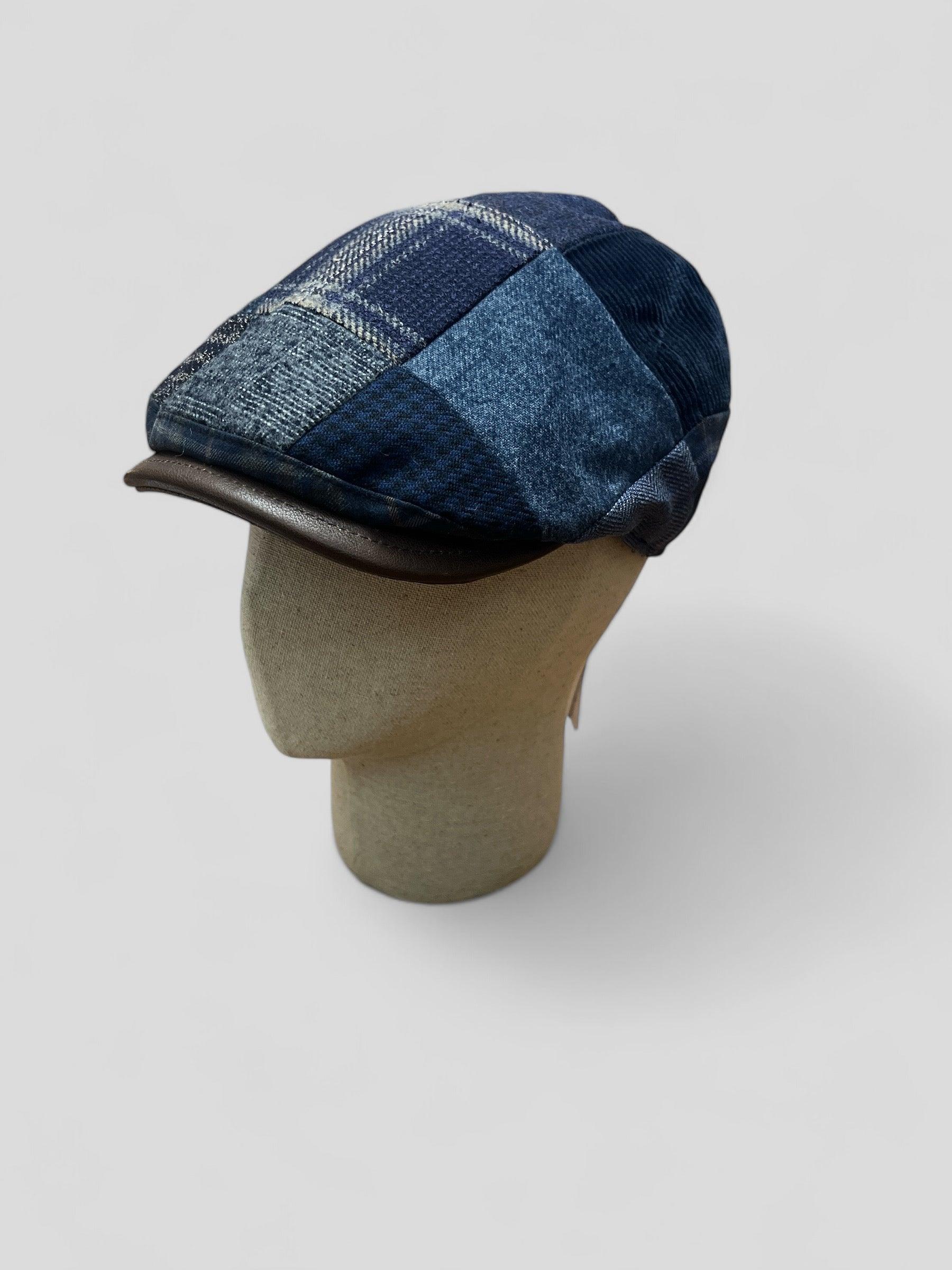 Coppola Invernale Patchwork Blu - Cappelleria Bacca
