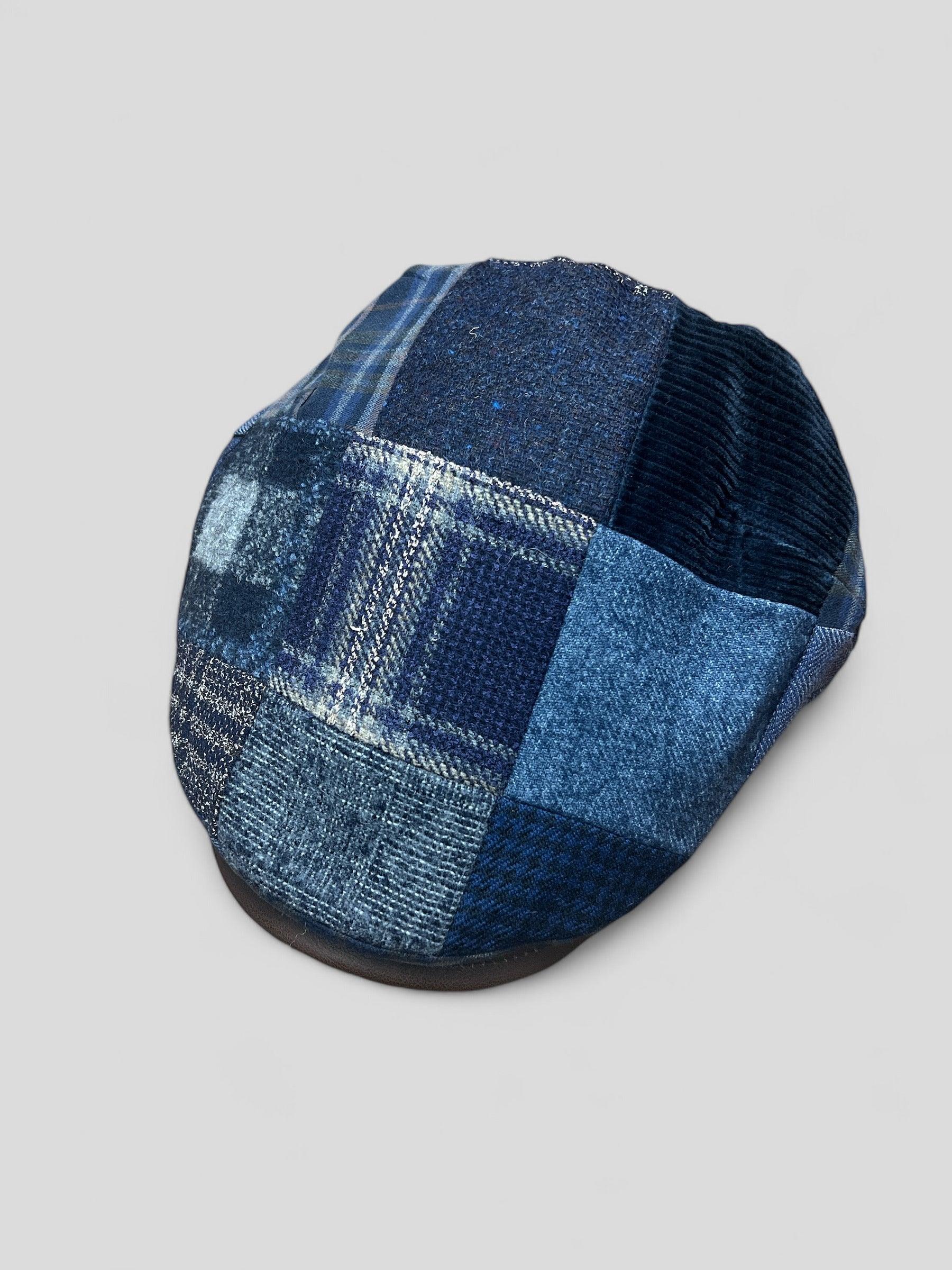 Coppola Invernale Patchwork Blu - Cappelleria Bacca