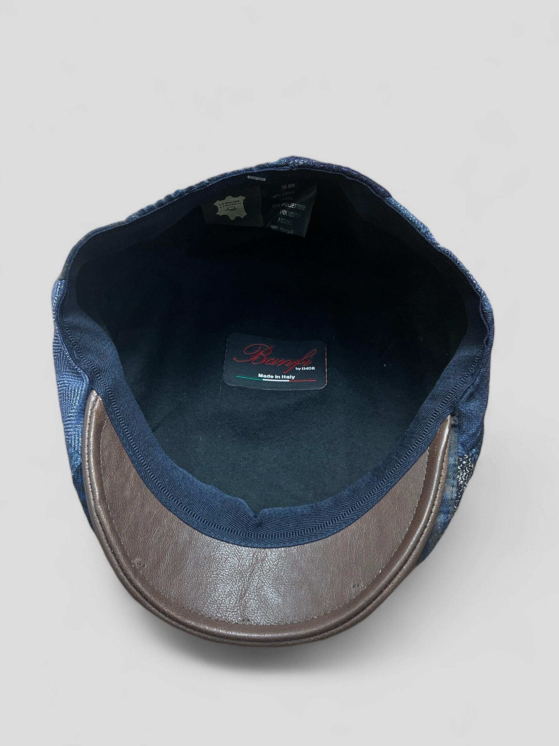Coppola Invernale Patchwork Blu - Cappelleria Bacca