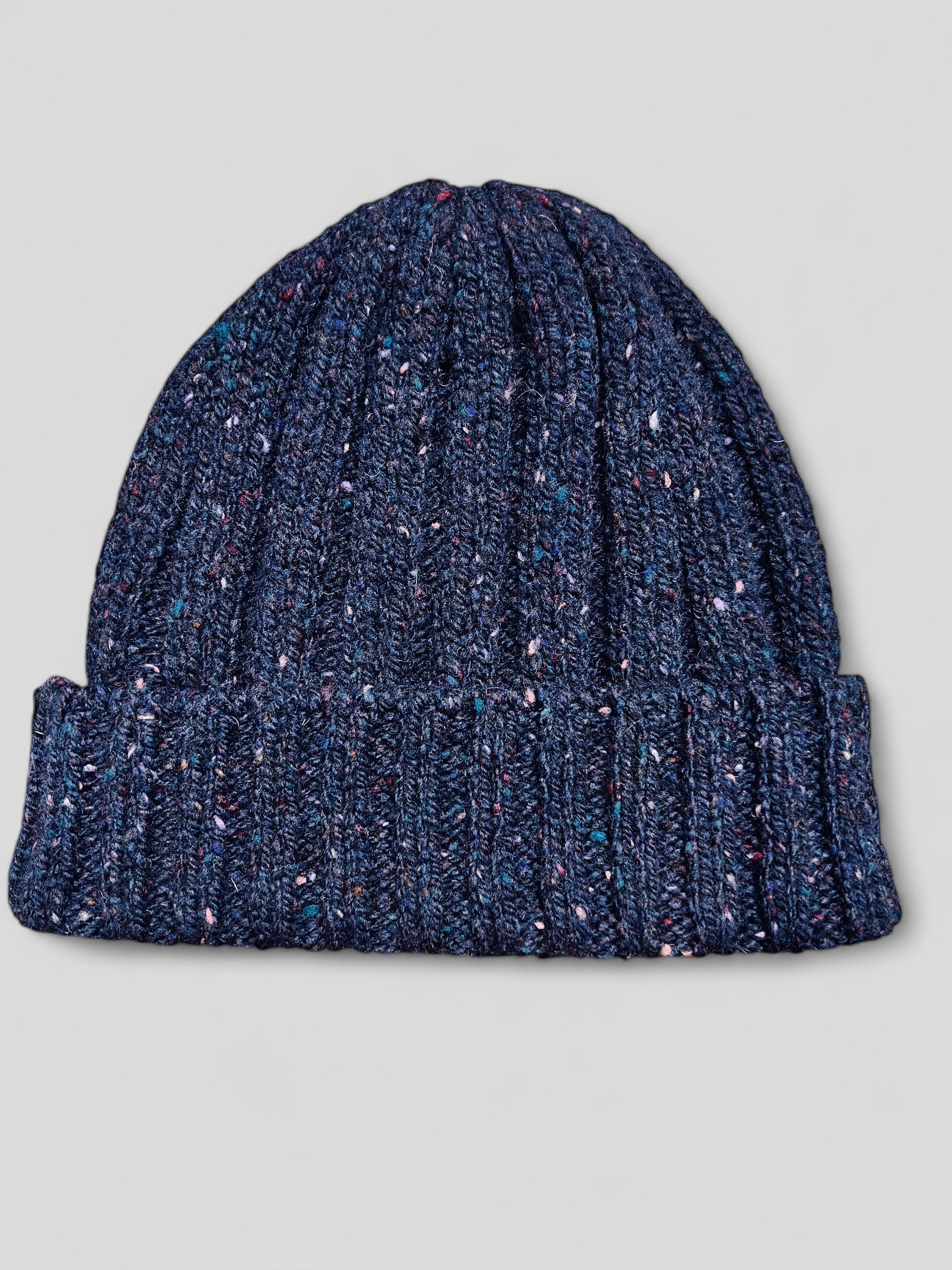 Berretto Beanie In Lana A Coste Fisherman Out Of Ireland - Cappelleria Bacca
