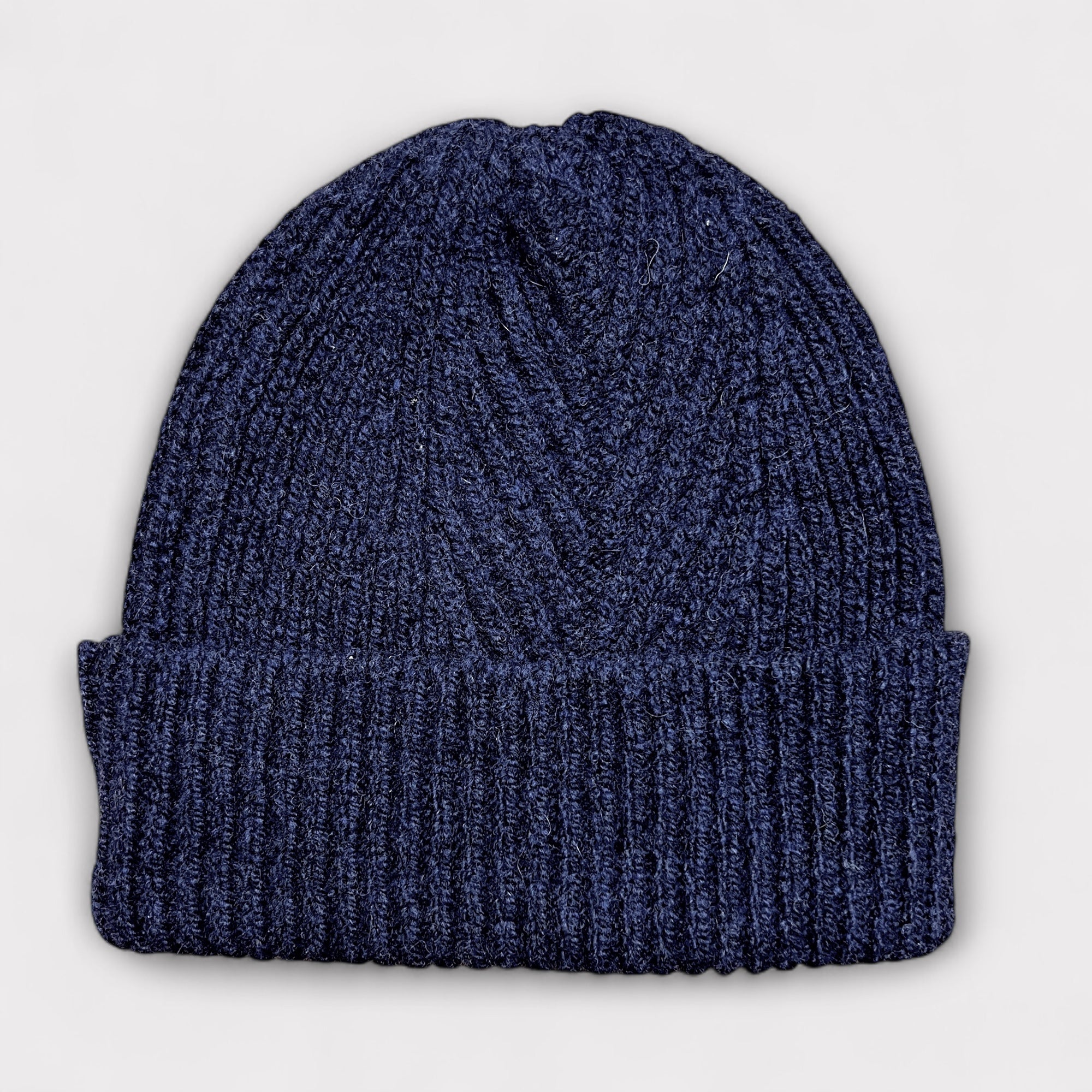 Berretto In Pura Lana e Cashmere Aran Herringbone - Cappelleria Bacca