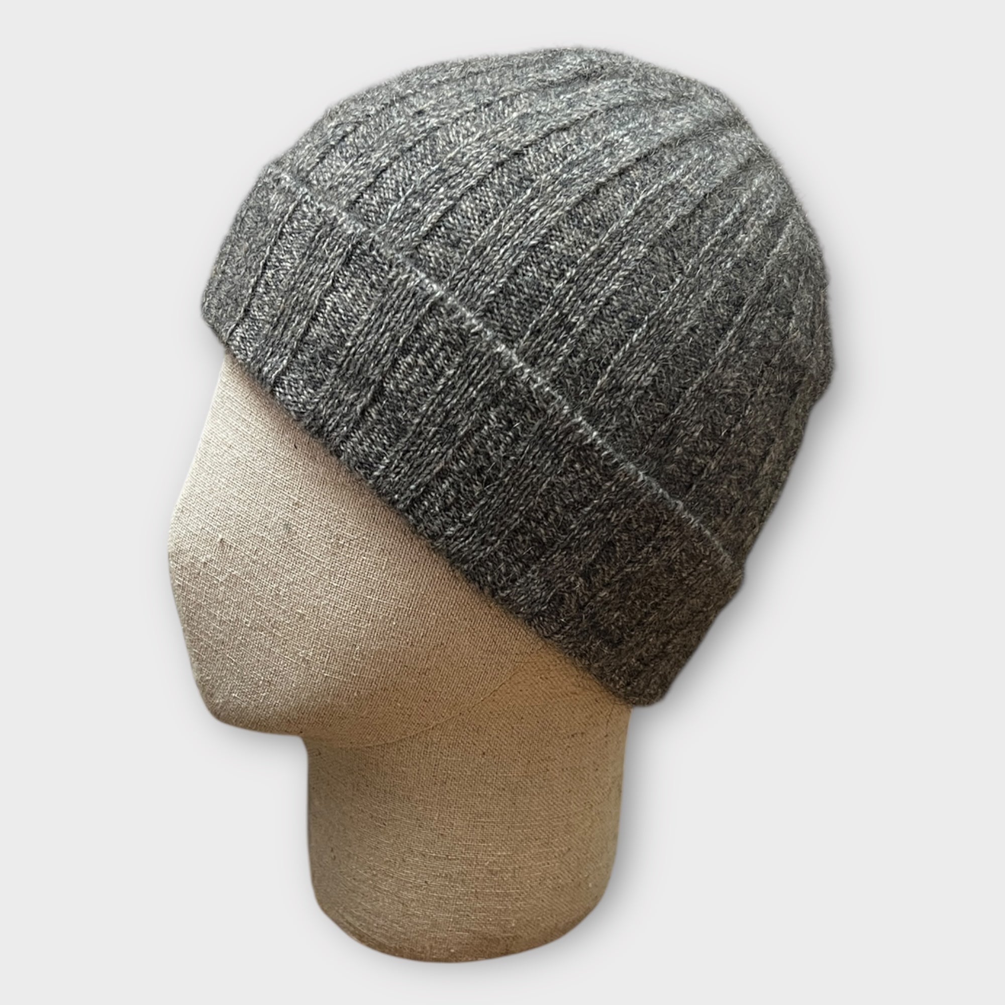 Berretto Unisex Con Risvolto A Coste Merino Possum Noble Wilde - Cappelleria Bacca