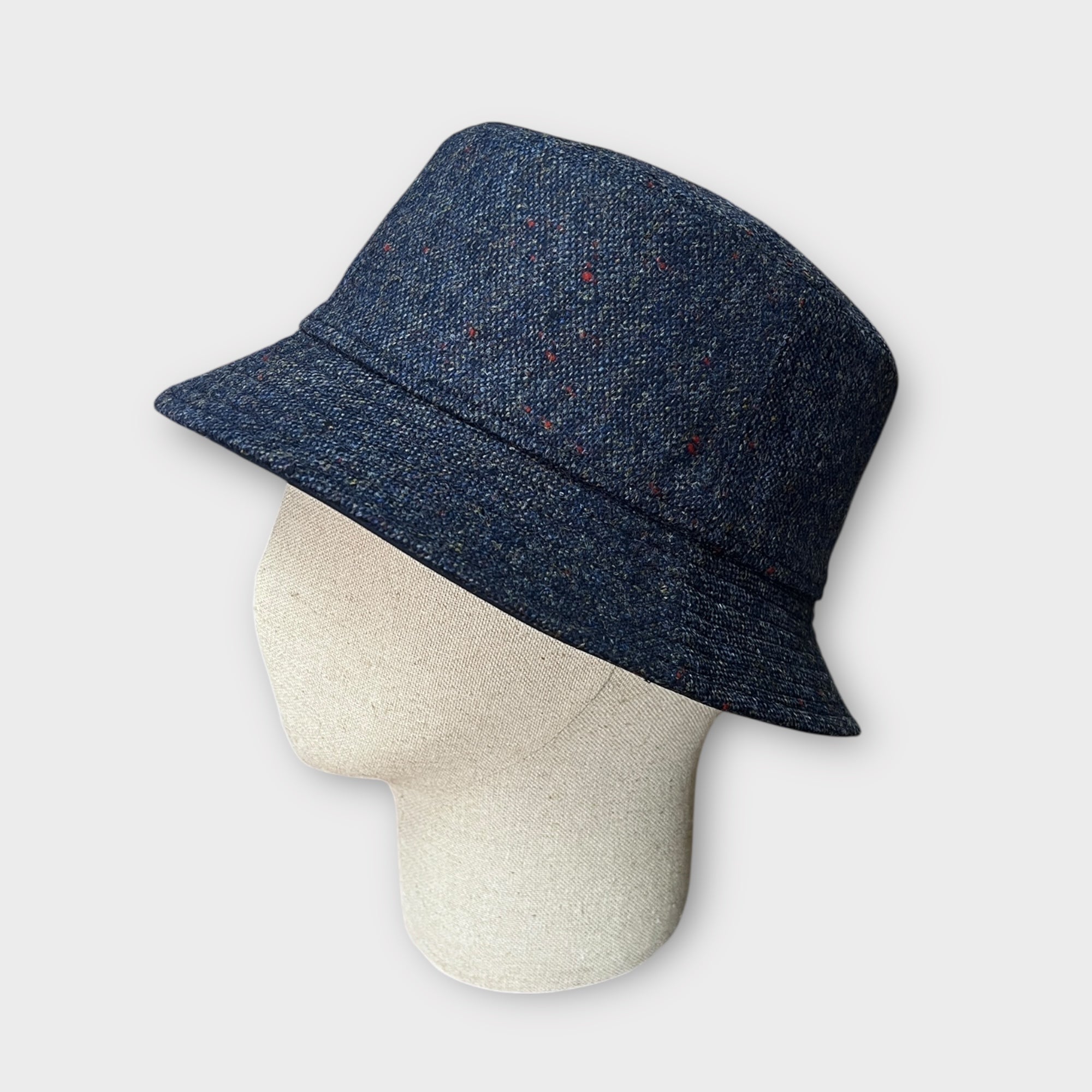 Cappello Pescatore Invernale Reversibile E Impermeabile Blu - Cappelleria Bacca