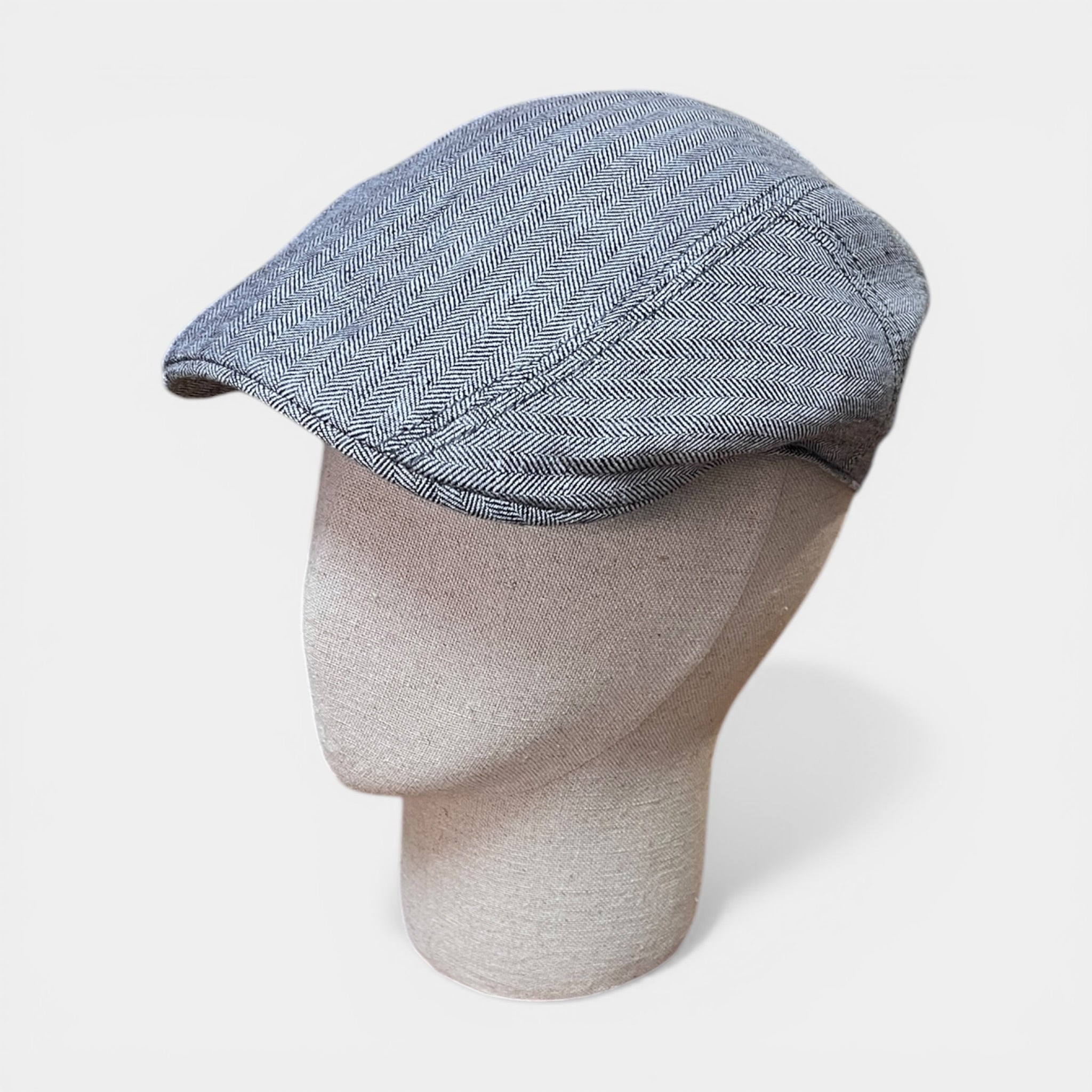 Coppola Estiva in Puro Lino Grigio Stetson - Cappelleria Bacca