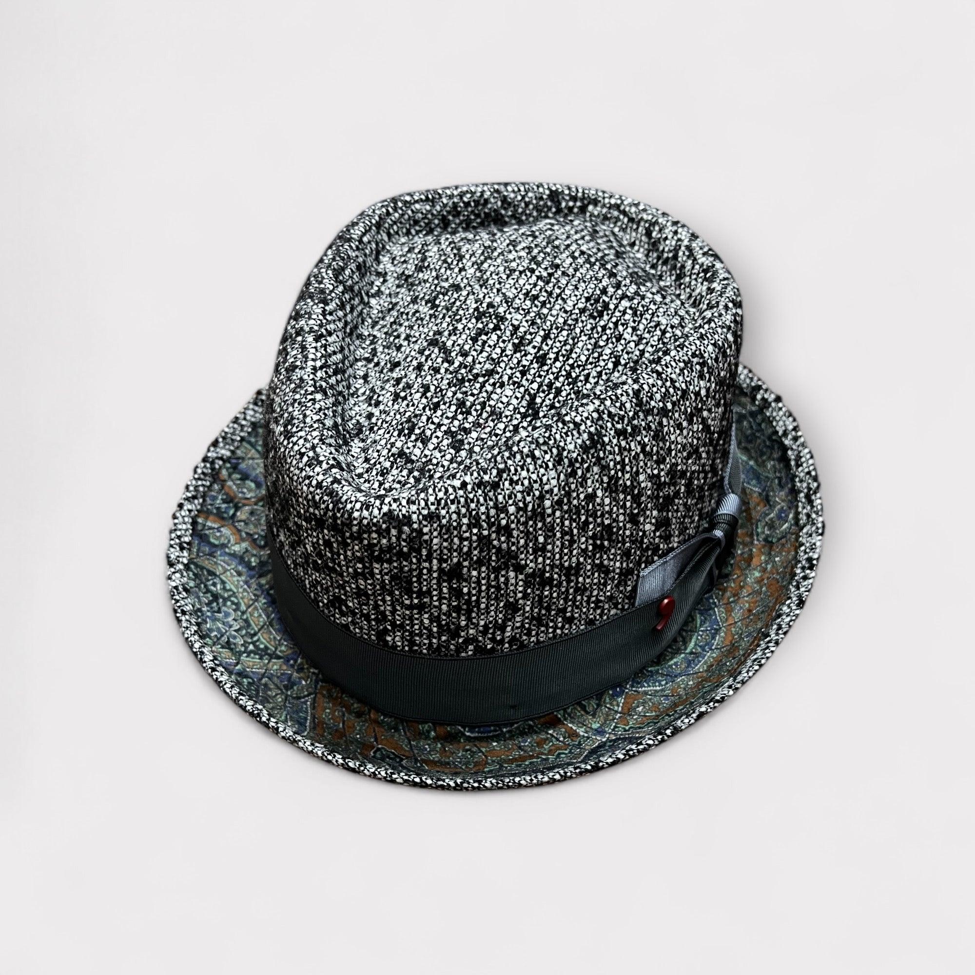 Cappello Uomo Diamante Pork Pie In Tessuto - Cappelleria Bacca