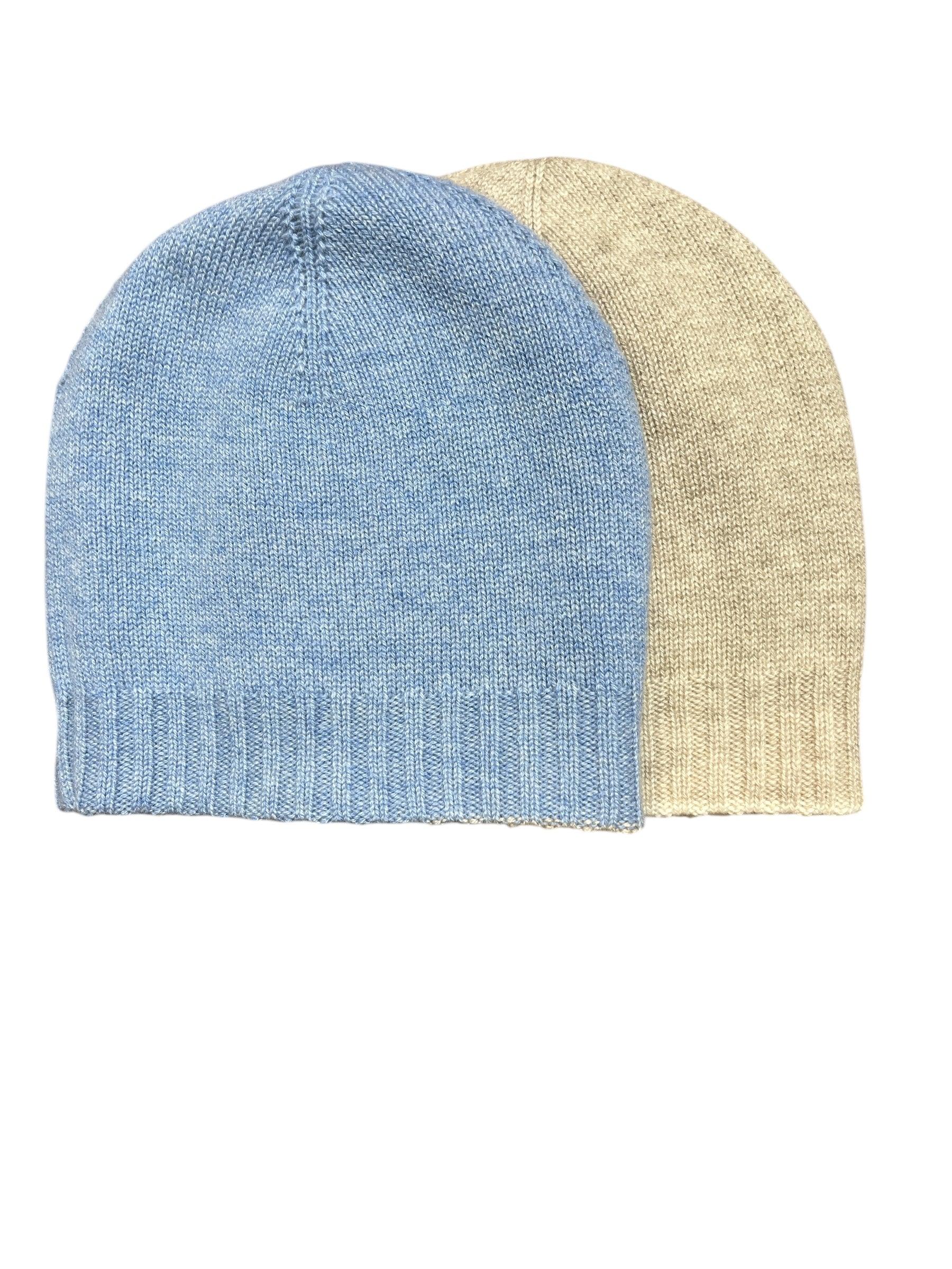 Berretto Reversibile puro Cashmere Riviera Cashmere - Cappelleria Bacca