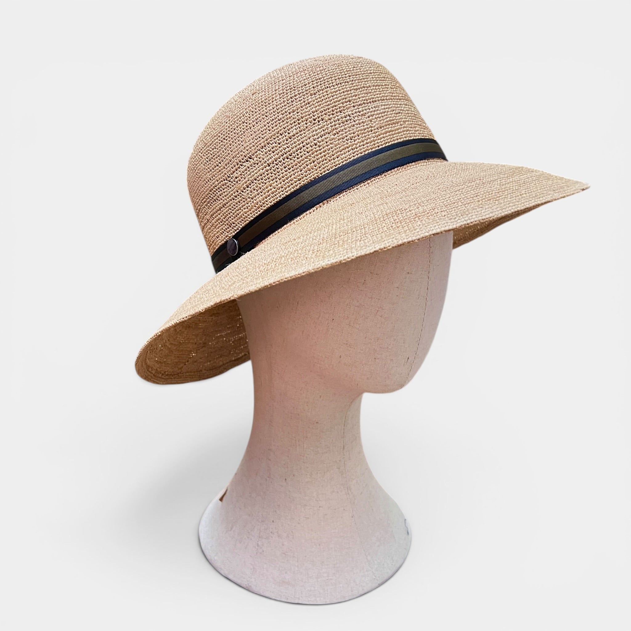 Cappello Estivo Borsalino Donna - Pieghevole, Colombia Rafia Crochet