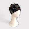 Cappello Toque Donna Invernale In Tessuto Patchwork e Fiore Grevi - Cappelleria Bacca