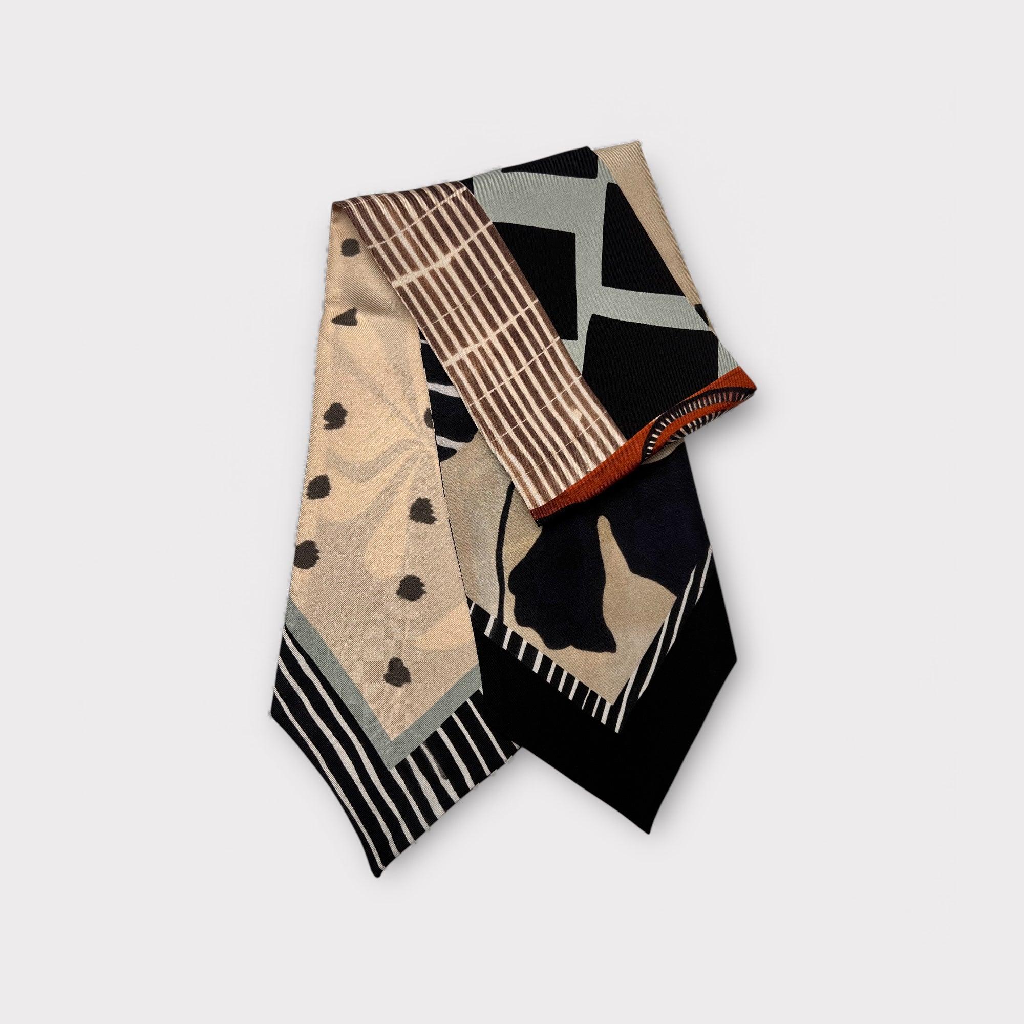 Foulard Strangolino in twill di pura seta - Cappelleria Bacca