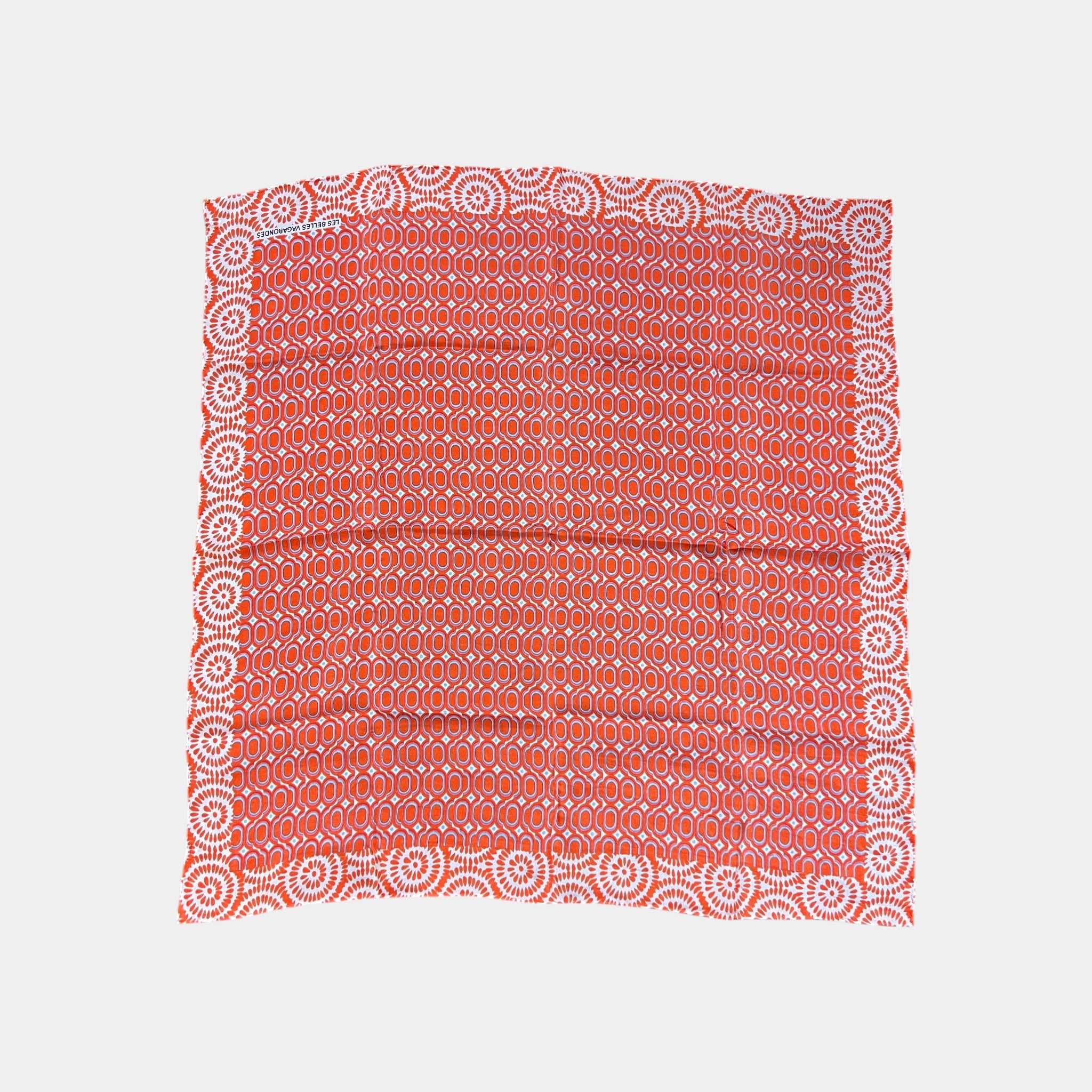 Foulard in Pura Seta 50x50 cm "Tempo" In Scatola Vintage - Cappelleria Bacca