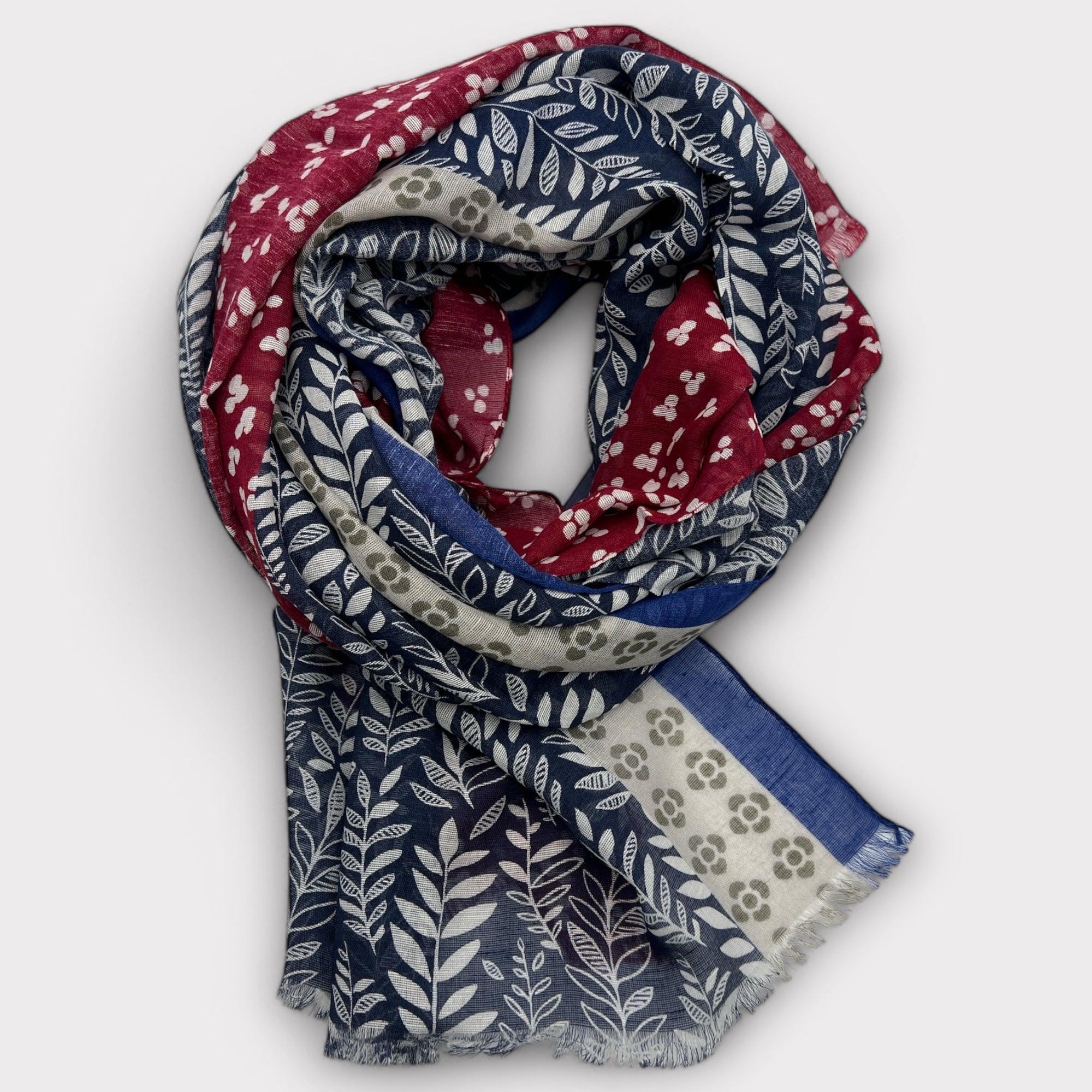 Sciarpa estiva unisex in lino e cotone - Cappelleria Bacca