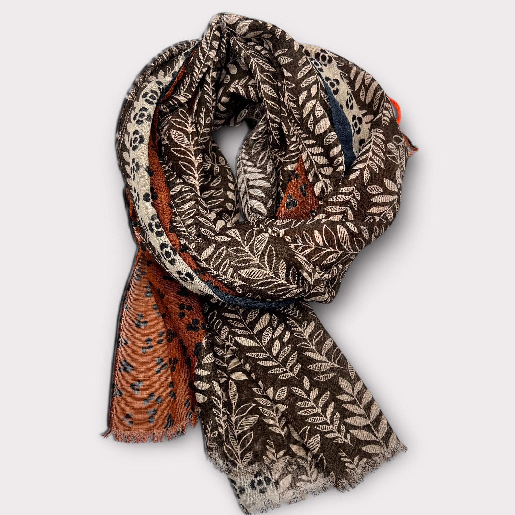 Sciarpa estiva unisex in lino e cotone - Cappelleria Bacca