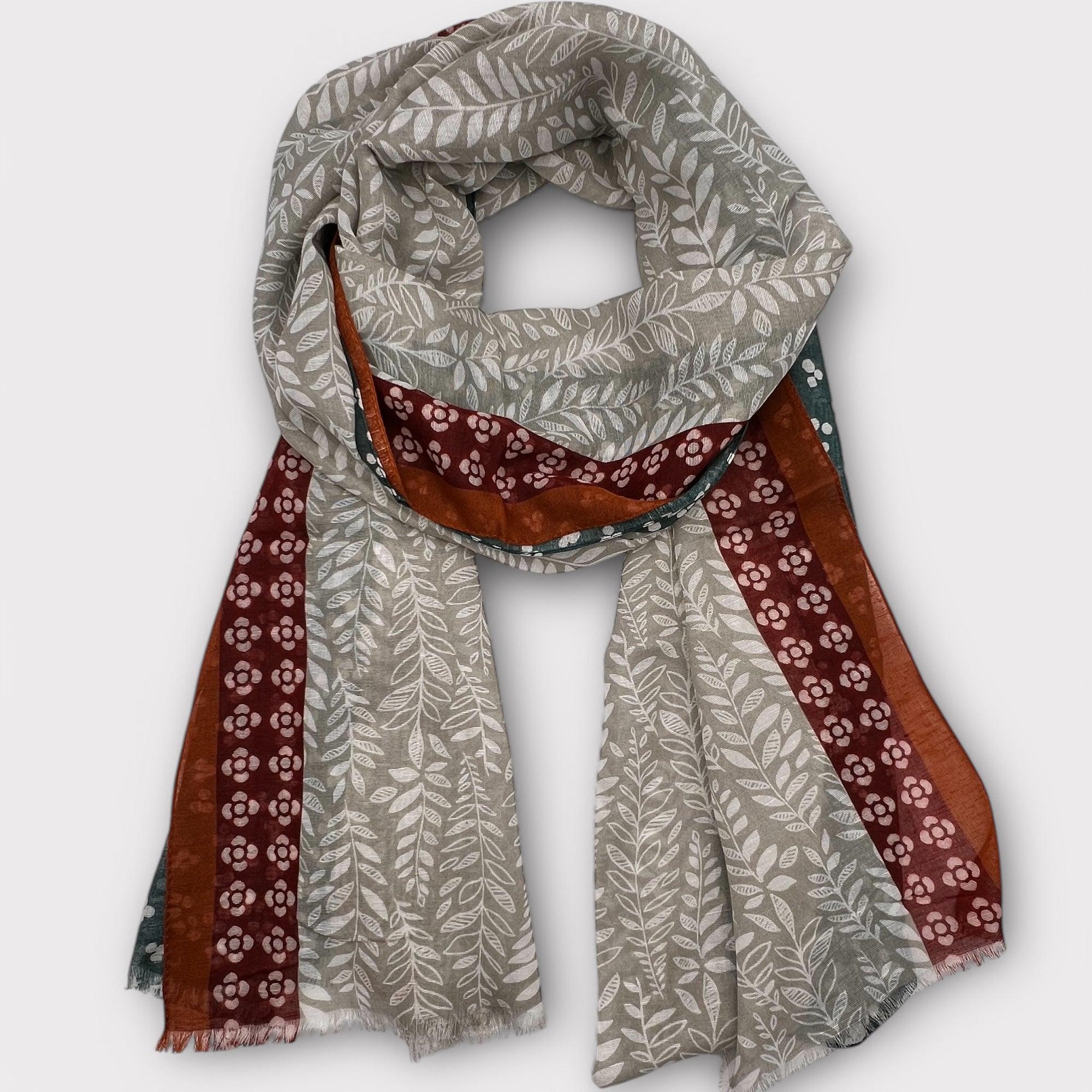Sciarpa estiva unisex in lino e cotone - Cappelleria Bacca