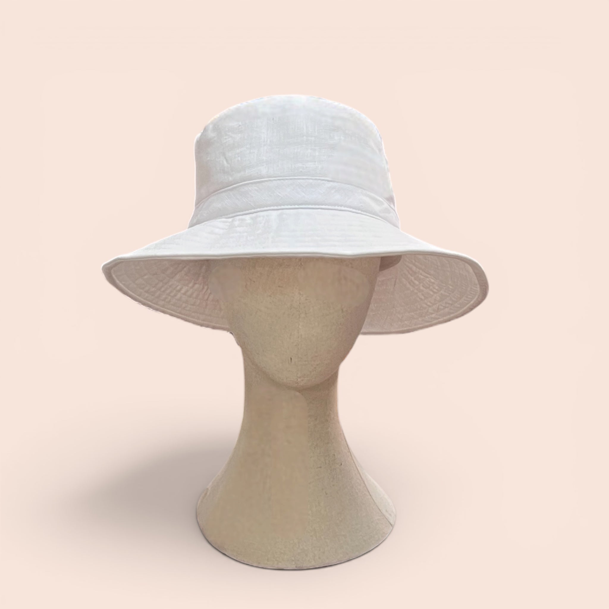 Cappello Donna Estivo in Lino Con Laccetto - Cappelleria Bacca