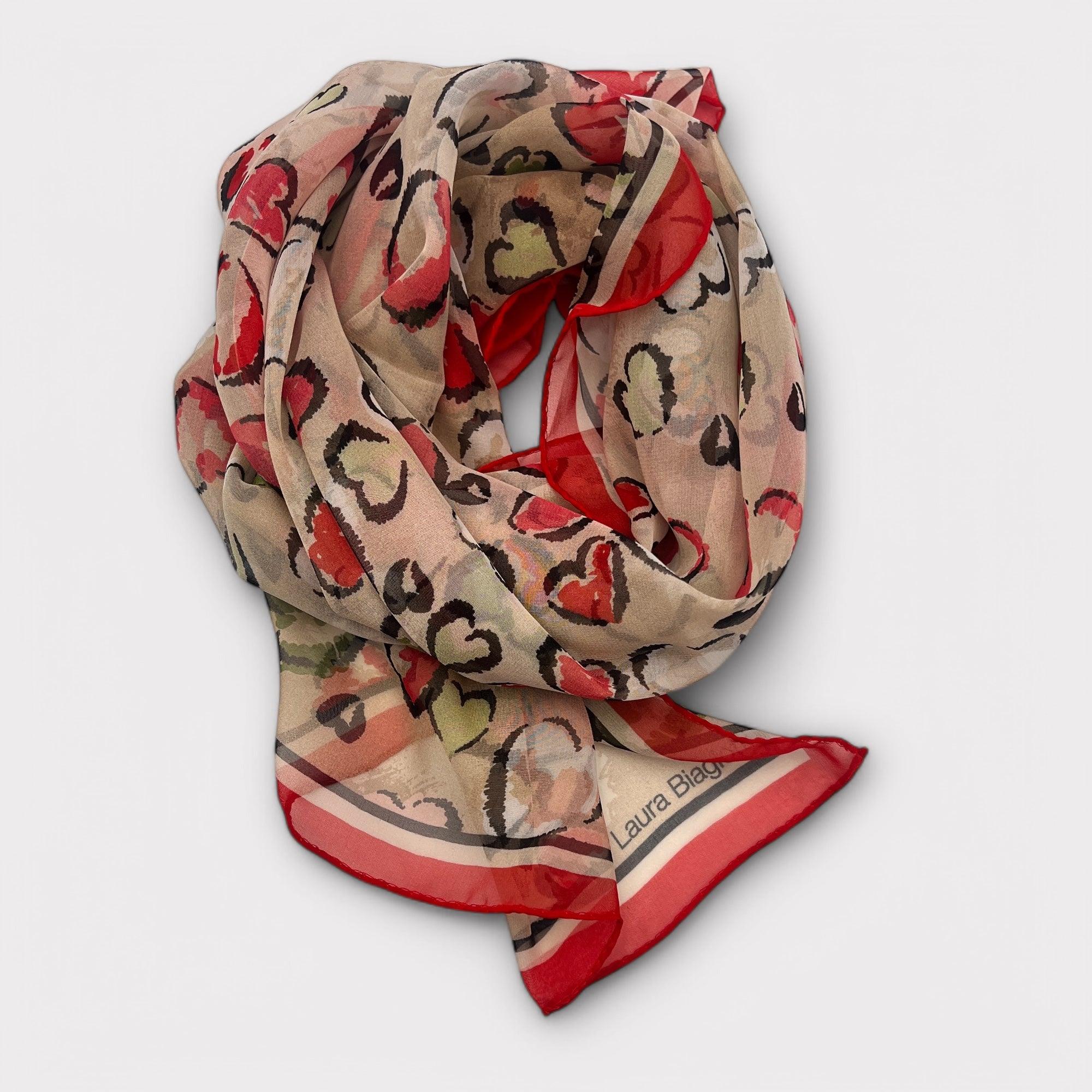 Sciarpa Donna in Pura Seta Georgette 45 x 160 cm - Cappelleria Bacca