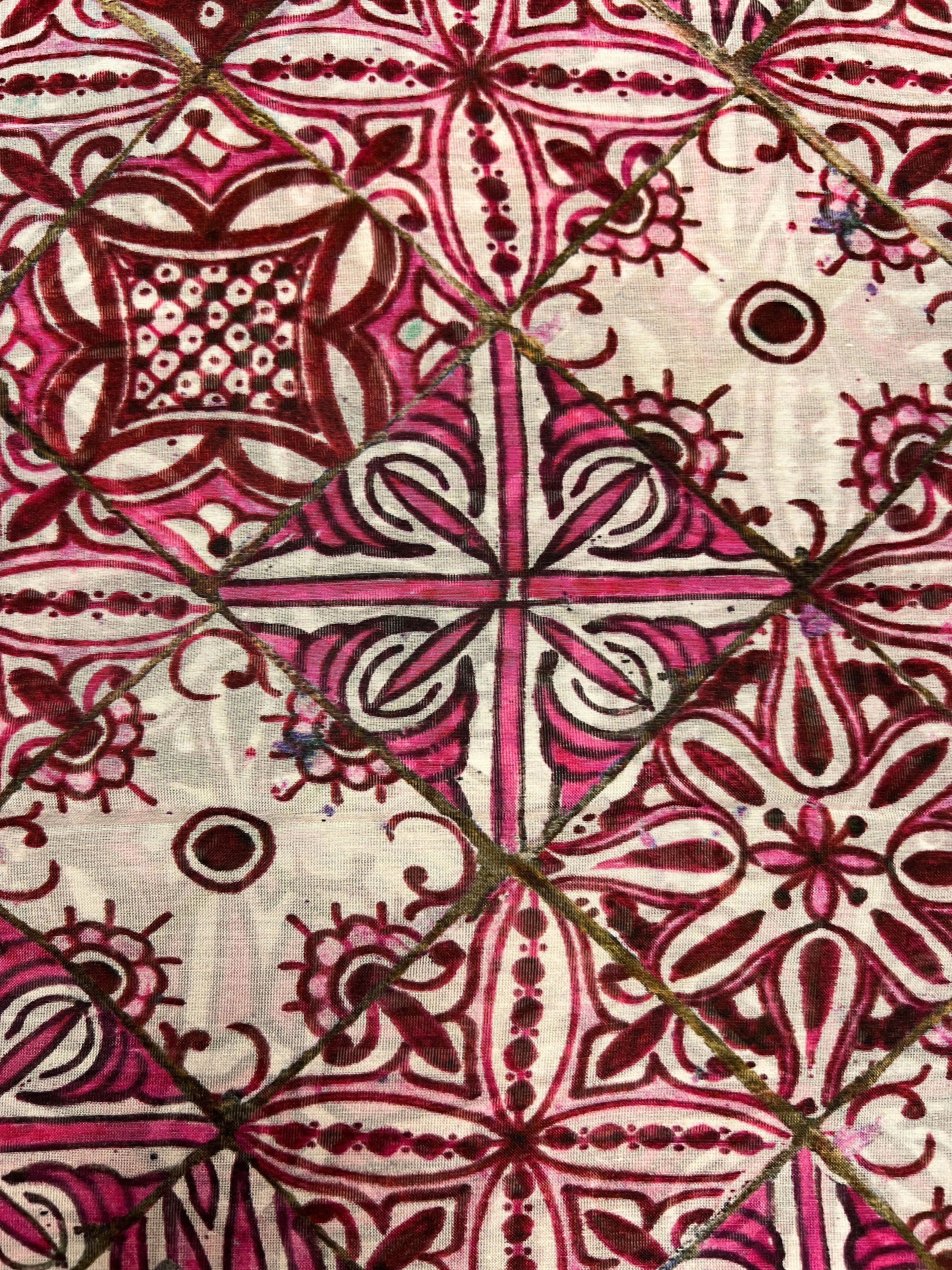 Sciarpa unisex in Cotone e Seta Maiolica 65x180 cm