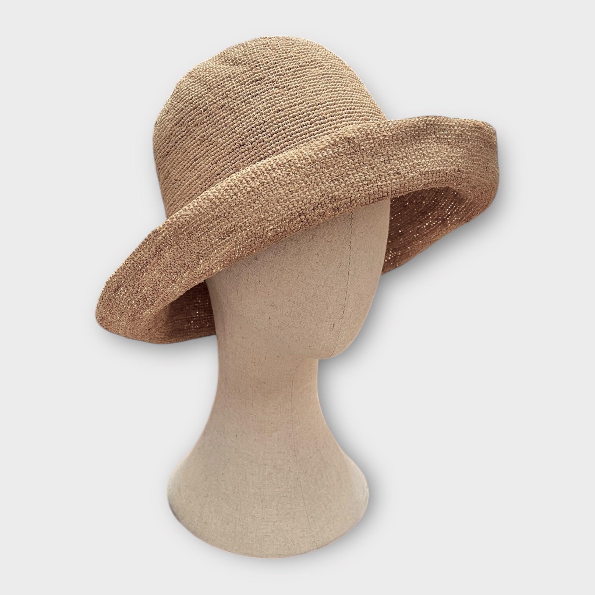 Cappello Donna In Raffia Crochet Extrafino