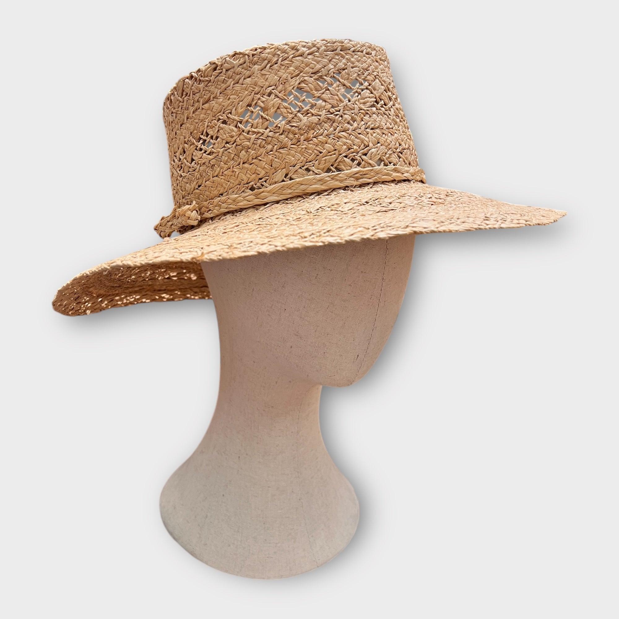 Cappello Donna In Paglia Effetto Pizzo