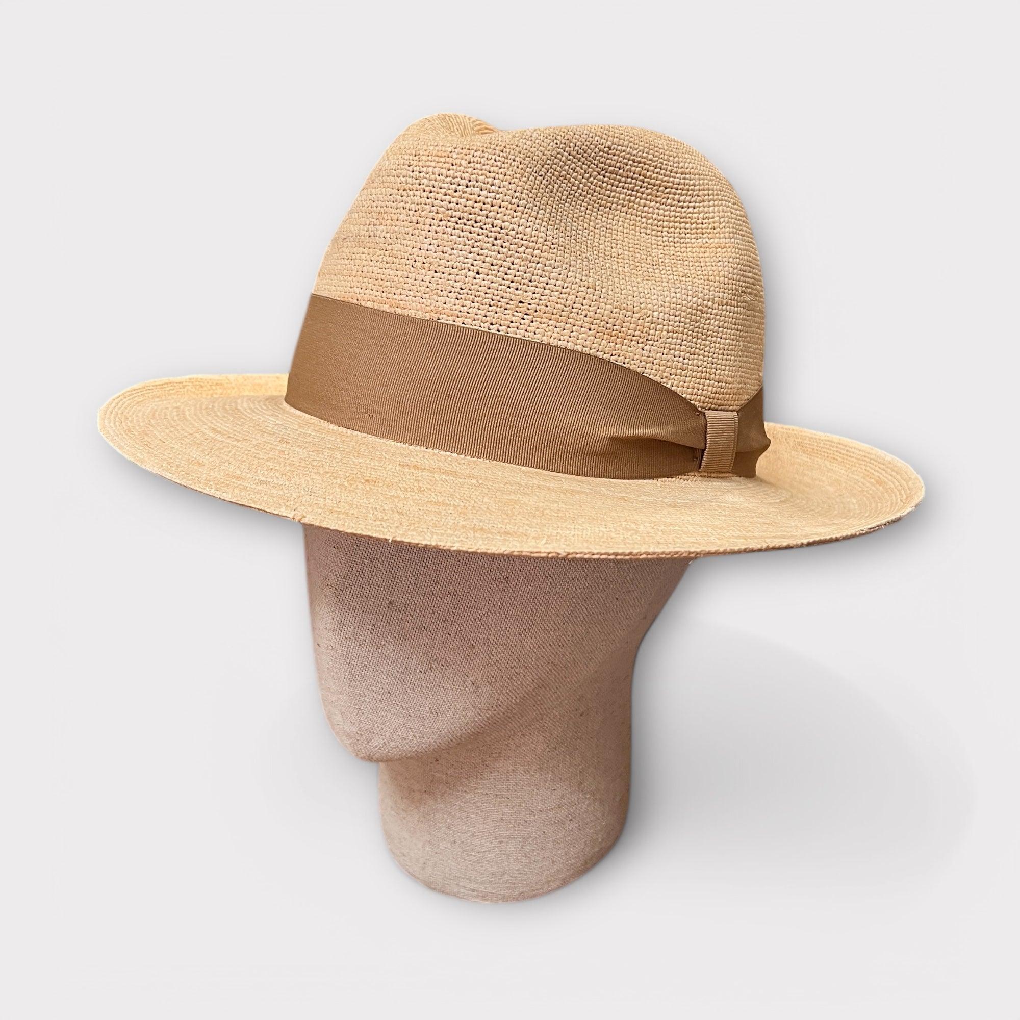 Cappello Unisex Fedora Estivo In Paglia Crochet Extrafine - Cappelleria Bacca