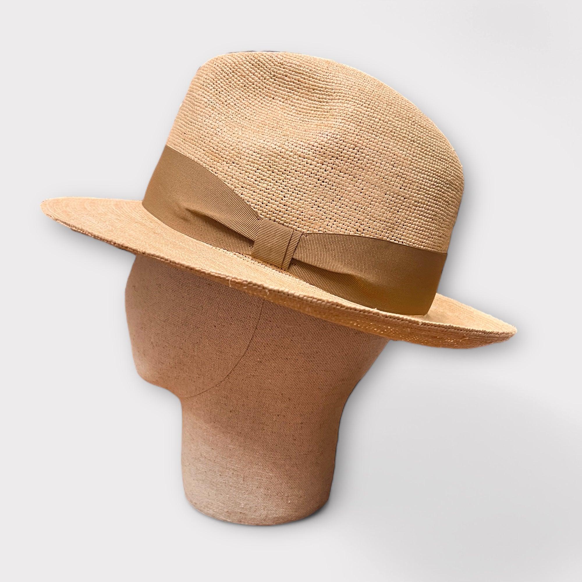 Cappello Unisex Fedora Estivo In Paglia Crochet Extrafine - Cappelleria Bacca