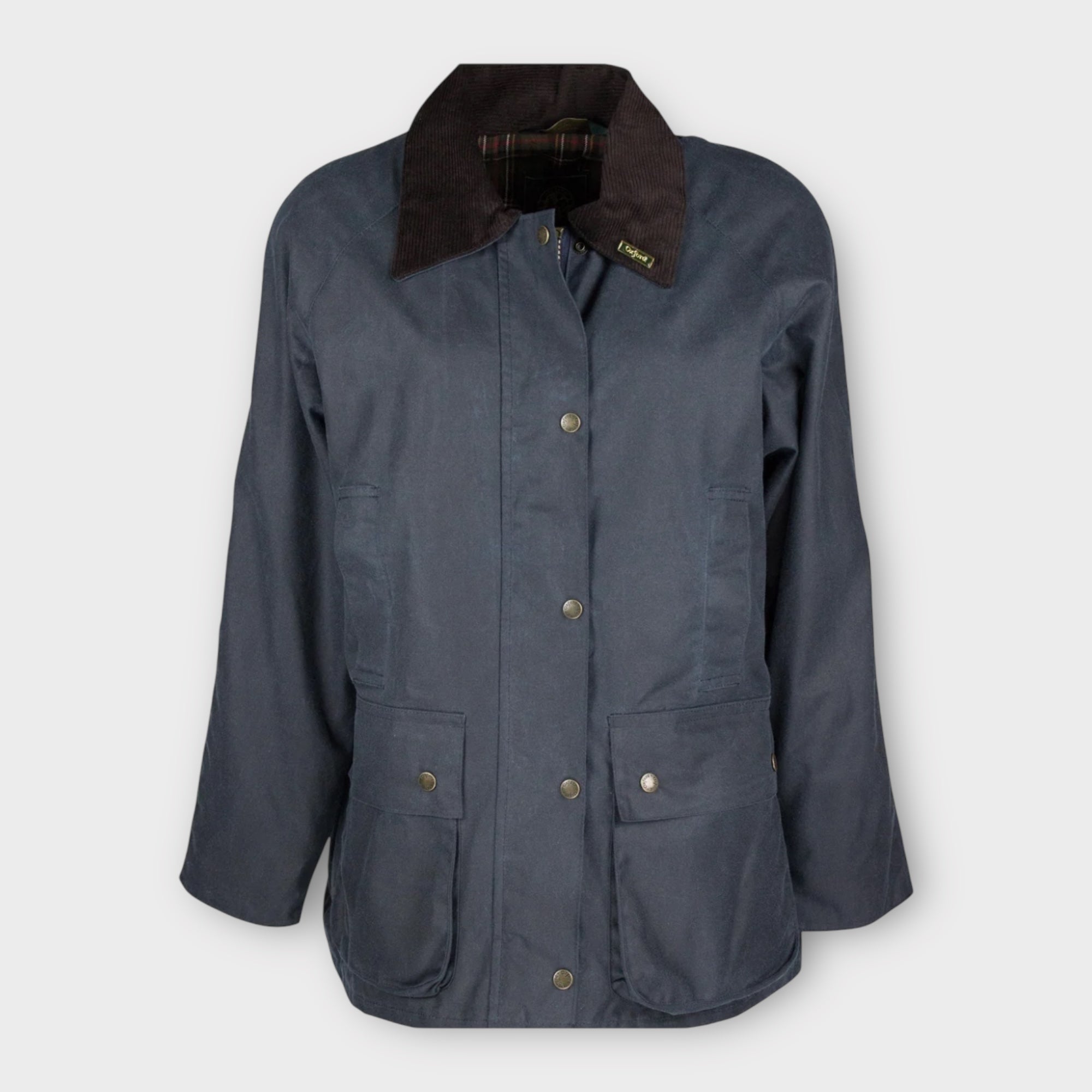 Giacca Countrygirl Wax Jacket Oxford Blue - Cappelleria Bacca
