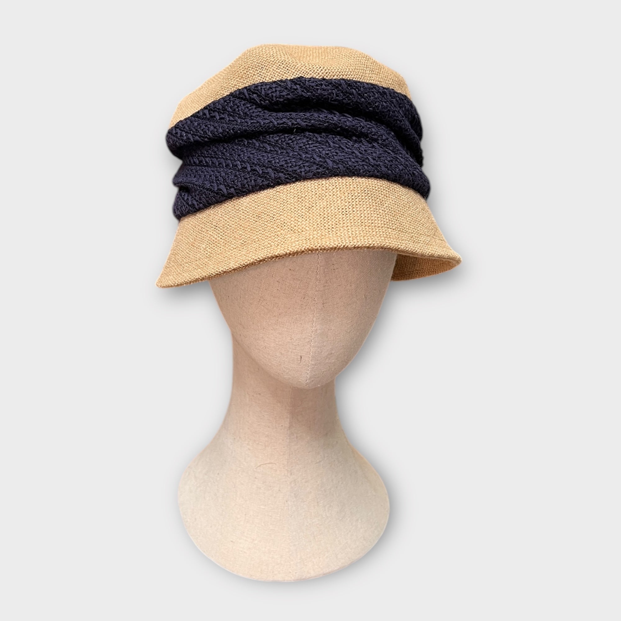Cappello Donna Bucket Mature Ha In Lino e Juta - Cappelleria Bacca